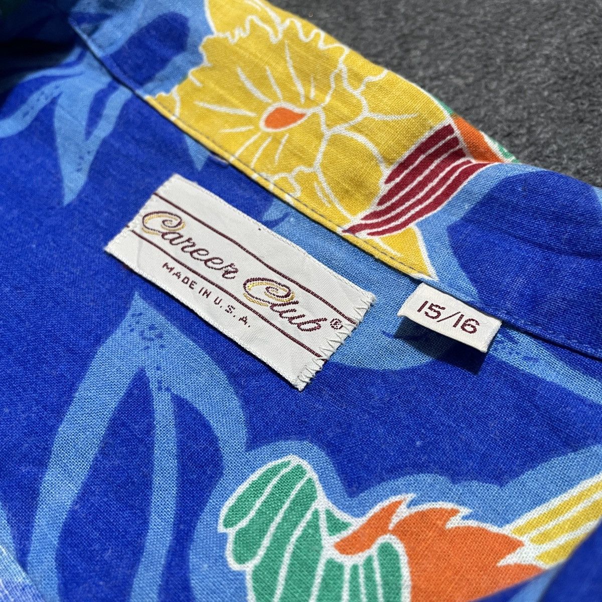 Vintage Vintage Carrer Club Parrots And Plants Open Collar Shirt Size US L / EU 52-54 / 3 - 5 Thumbnail
