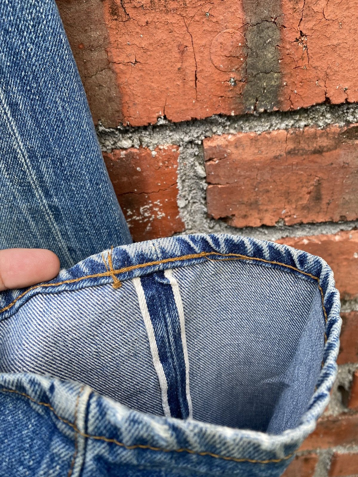 Levi's Vintage Clothing W27x32 vintage levi's 501 redline big E made in USA Size 27" / US 4 / IT 40 - 5 Thumbnail