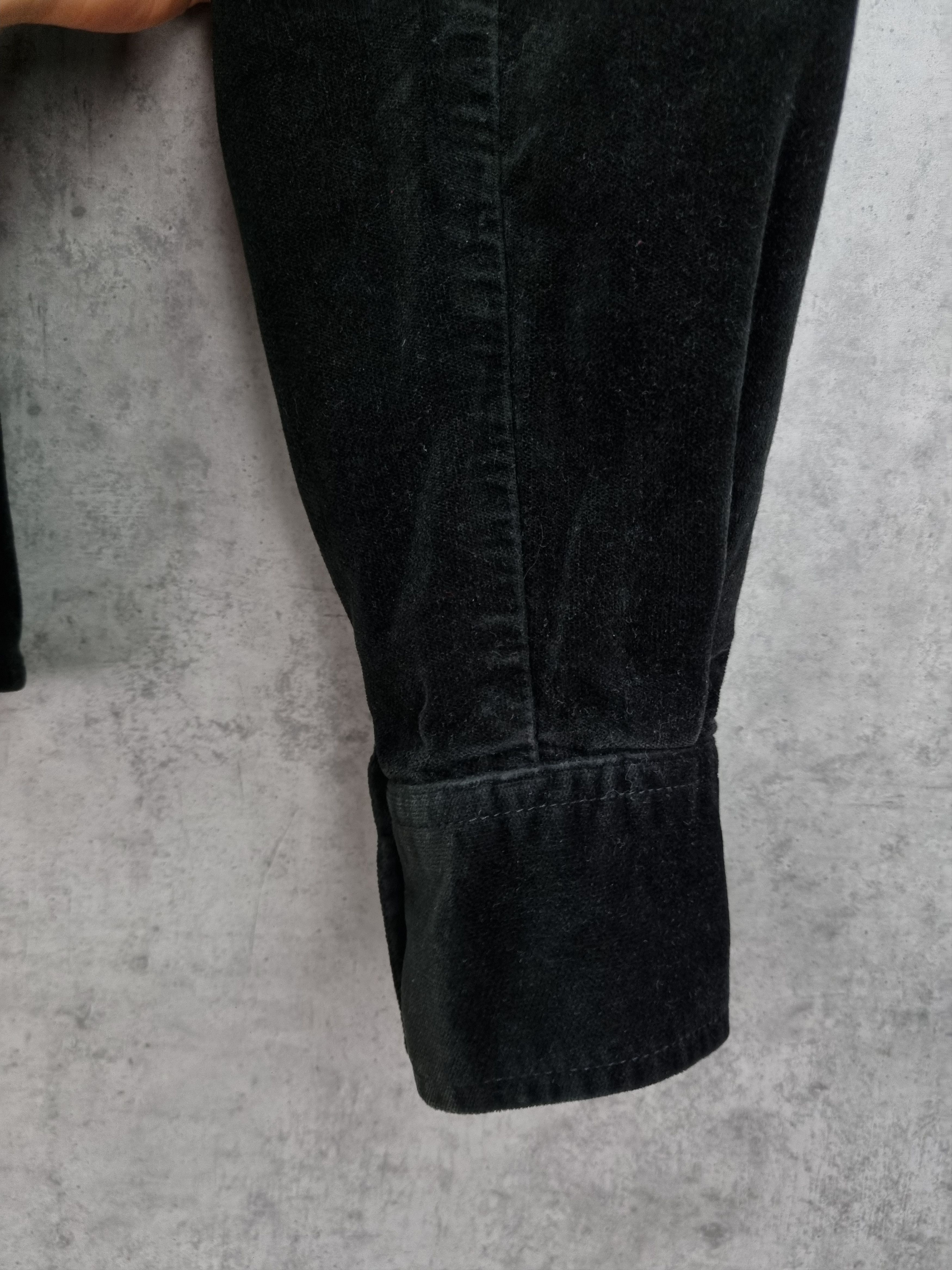 Levi's × Levi's Vintage Clothing Levis Deep Black Velvet Corduroy Cowboy Shirt Size US M / EU 48-50 / 2 - 14 Thumbnail