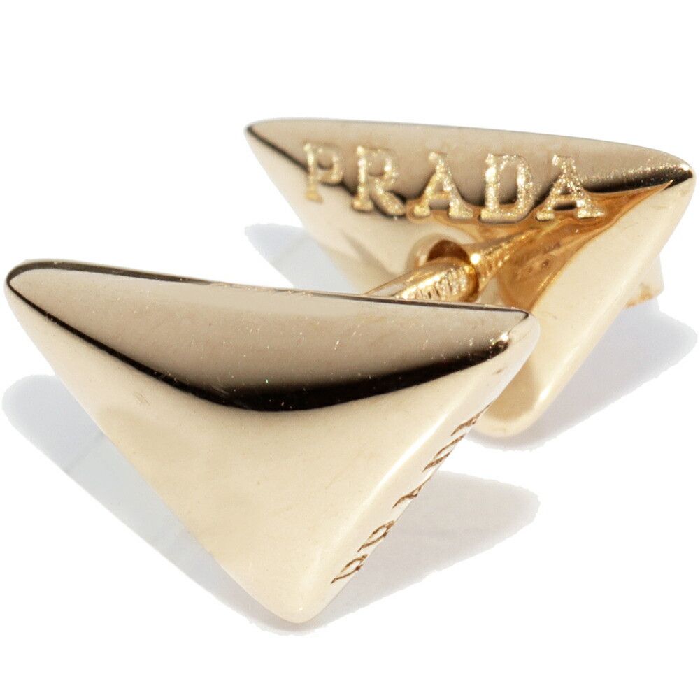 Prada Prada Eternal Gold Mini Triangle Single Earring Au750