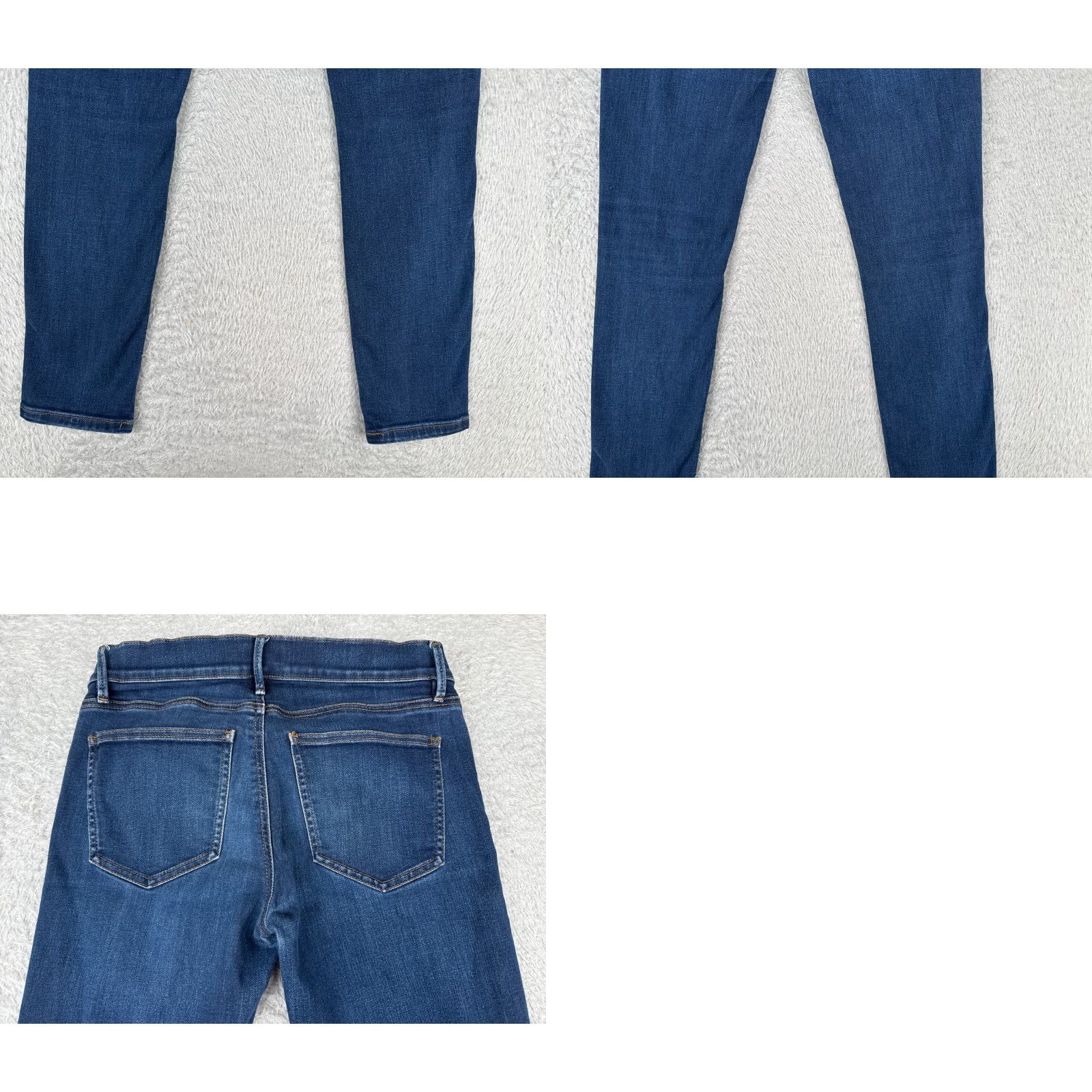 Ann Taylor Ann Taylor Jeans Womens 2 Denim Slim Skinny Low Rise 27x28 Blue Cotton 5-Pocket 98% Cotton Size 26" / US 2 / IT 38 - 10 Thumbnail