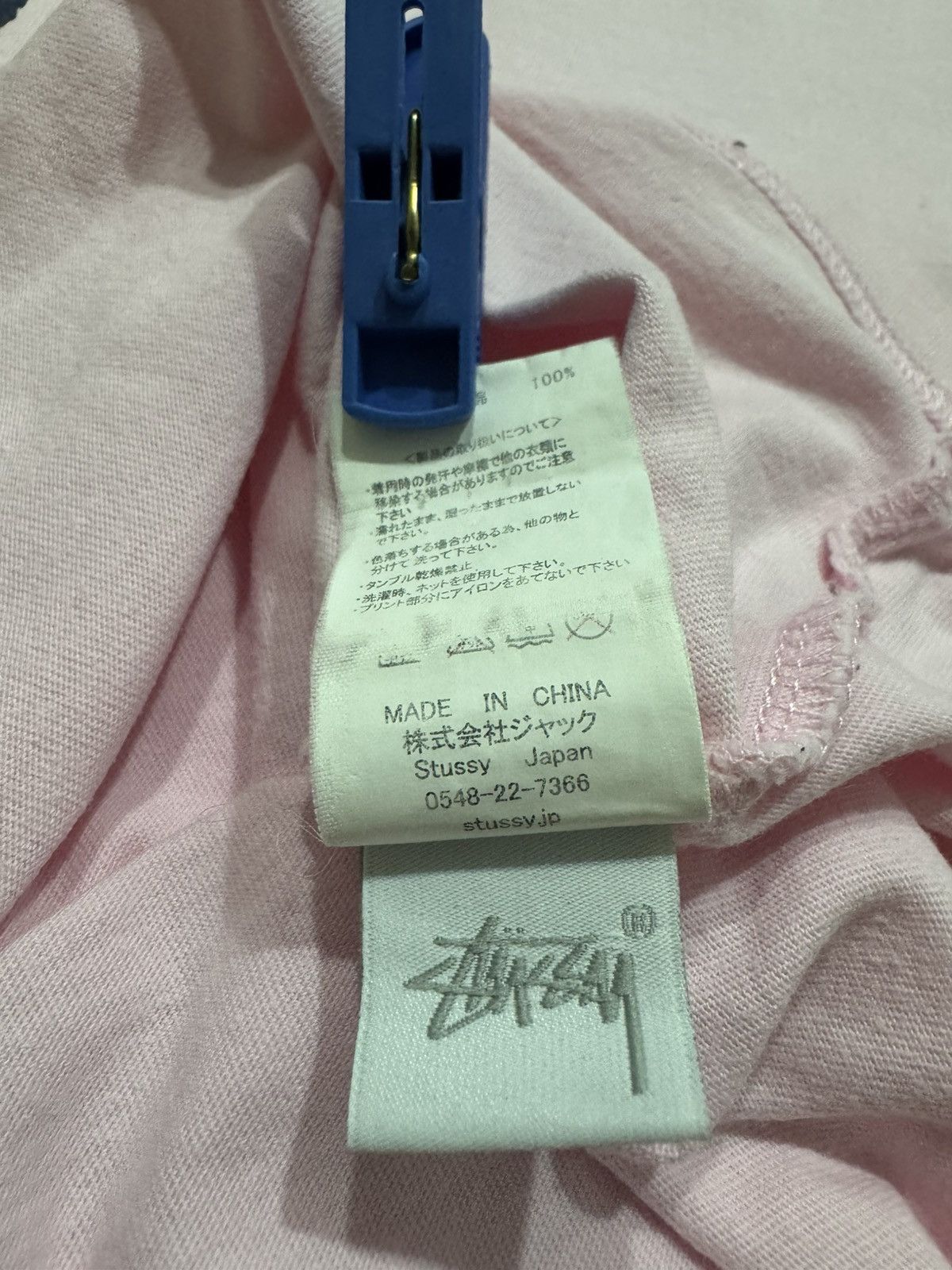 Stussy Stussy Pink Spell Out Logo Size US L / EU 52-54 / 3 - 6 Thumbnail