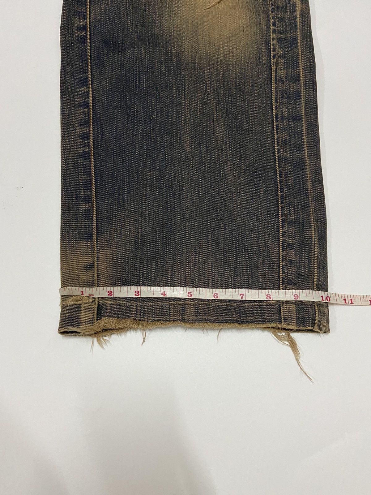 Jean Charles De Castelbajac CASTELBAJAC SPORTS DISTRESSED BAGGY JEANS Size US 34 / EU 50 - 20 Thumbnail