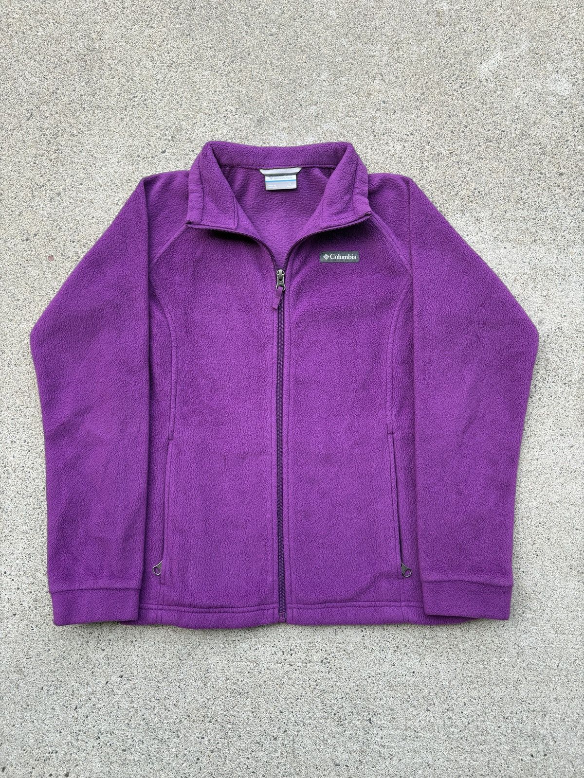 Columbia Columbia Benton Springs Purple Zip Up Fleece Jacket Size L Size L / US 10 / IT 46 - 1 Thumbnail