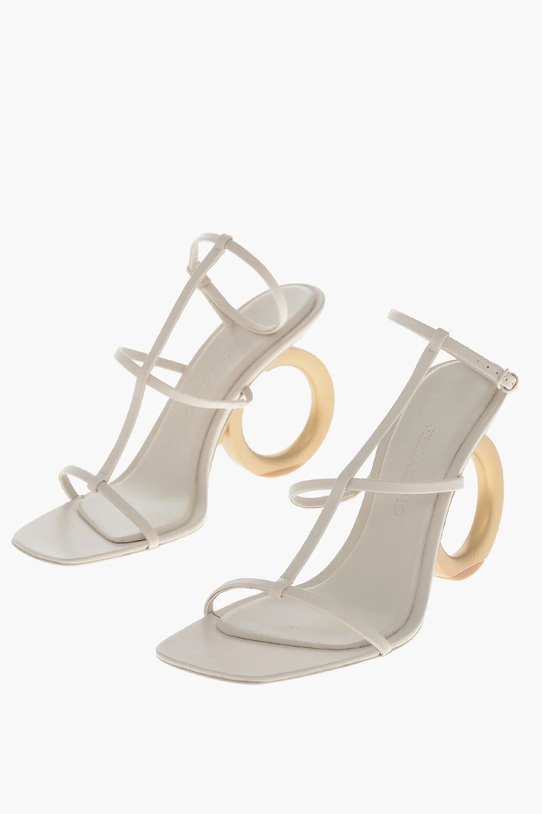 Salvatore Ferragamo og1mm0426 Leather Sandals in White Size US 11 / IT 41 - 3 Thumbnail