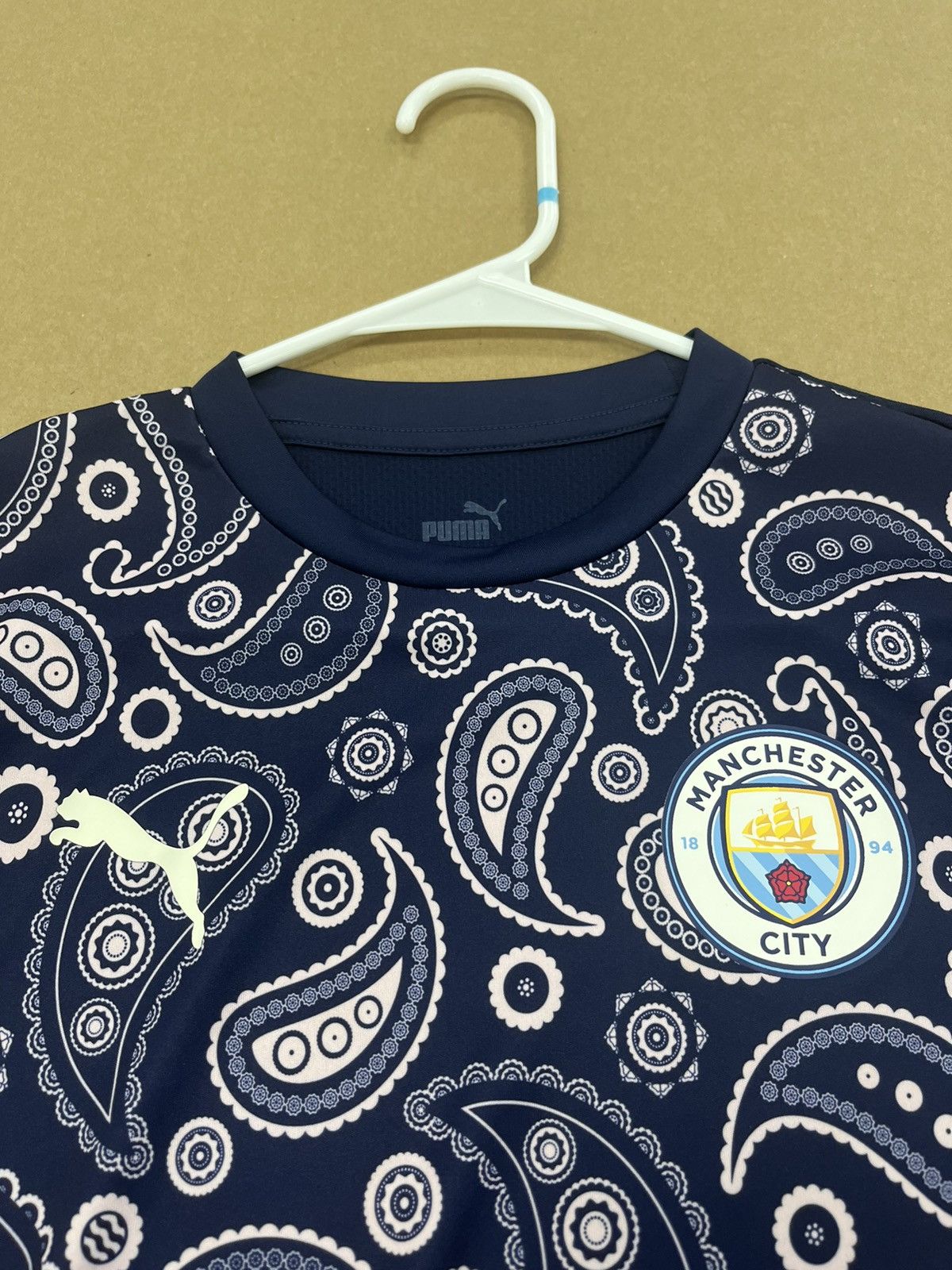 Puma Puma Manchester City Pre Match Soccer Jersey Size US S / EU 44-46 / 1 - 3 Thumbnail