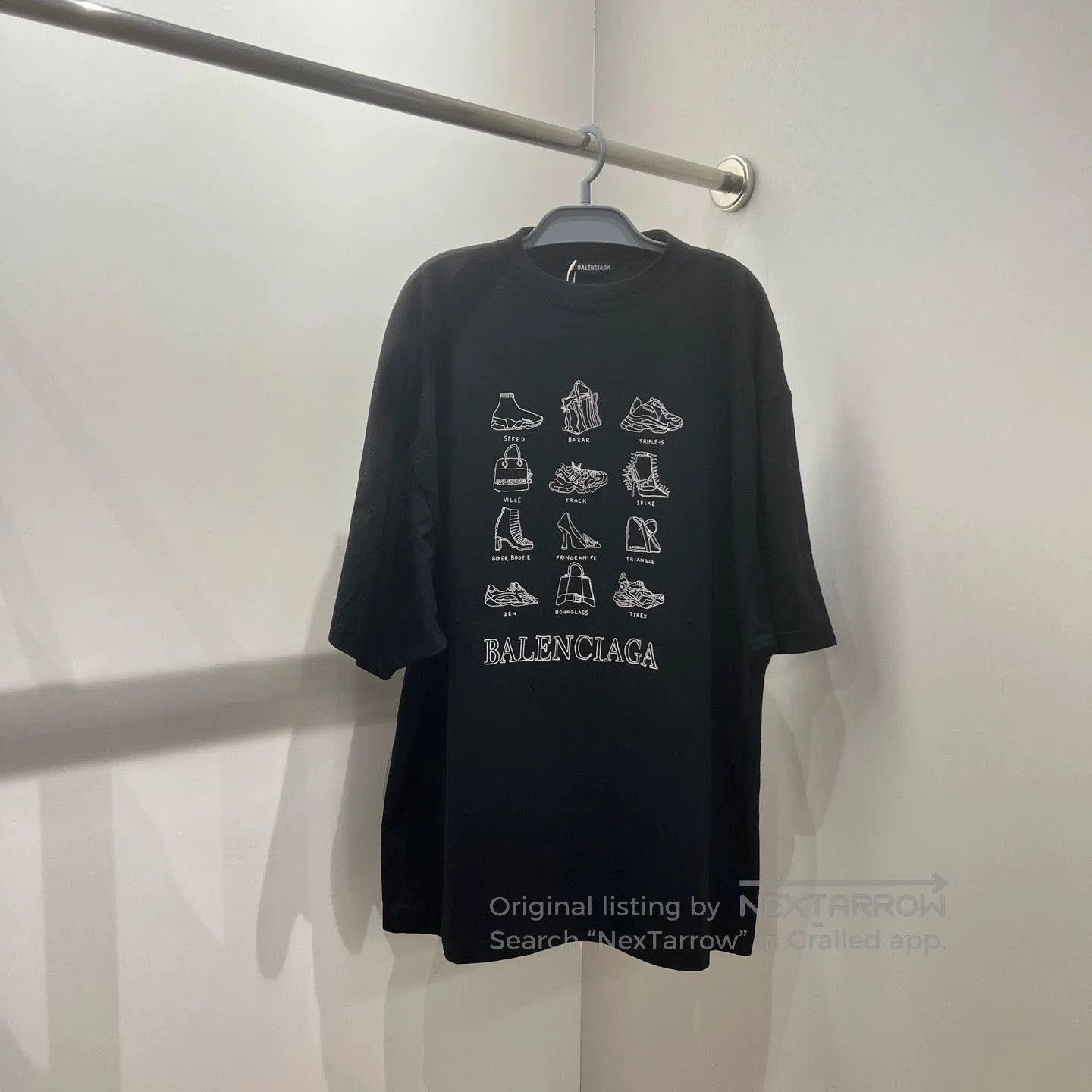 Balenciaga Balenciaga vem212 Graphic Loose Short Sleeve T-shirt. Size US XS / EU 42 / 0 - 1 Thumbnail