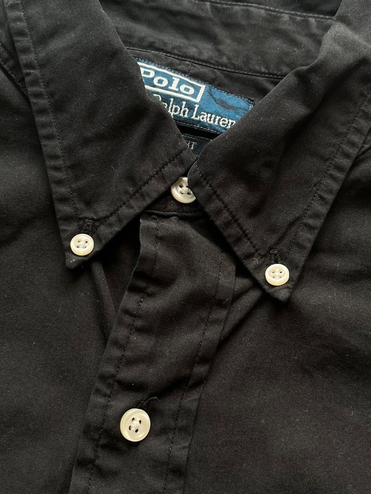 Polo Ralph Lauren Polo Ralph Lauren Sz L Black Purple Small Pony Shirt Size US L / EU 52-54 / 3 - 6 Thumbnail