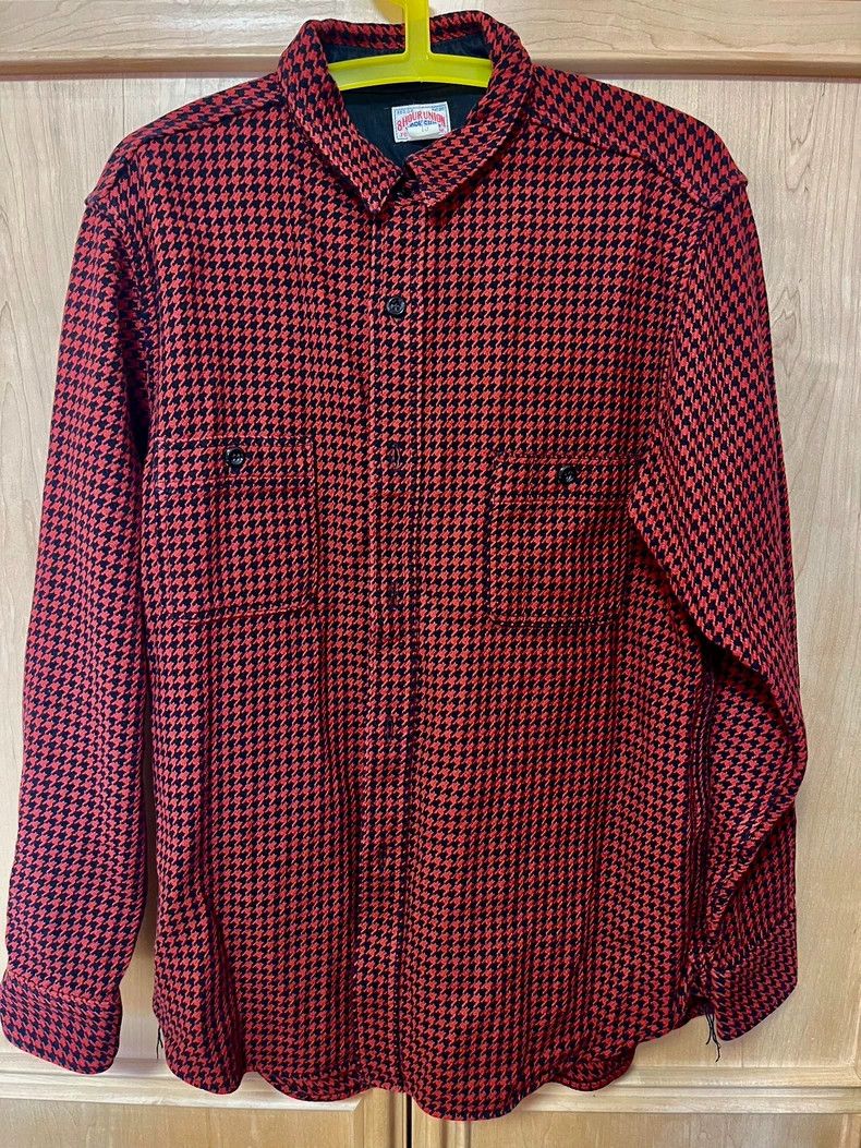 The Real McCoy's The Real McCoy Size 15Red and Black Pinstripe Flannel Shirt Size US M / EU 48-50 / 2 - 3 Thumbnail