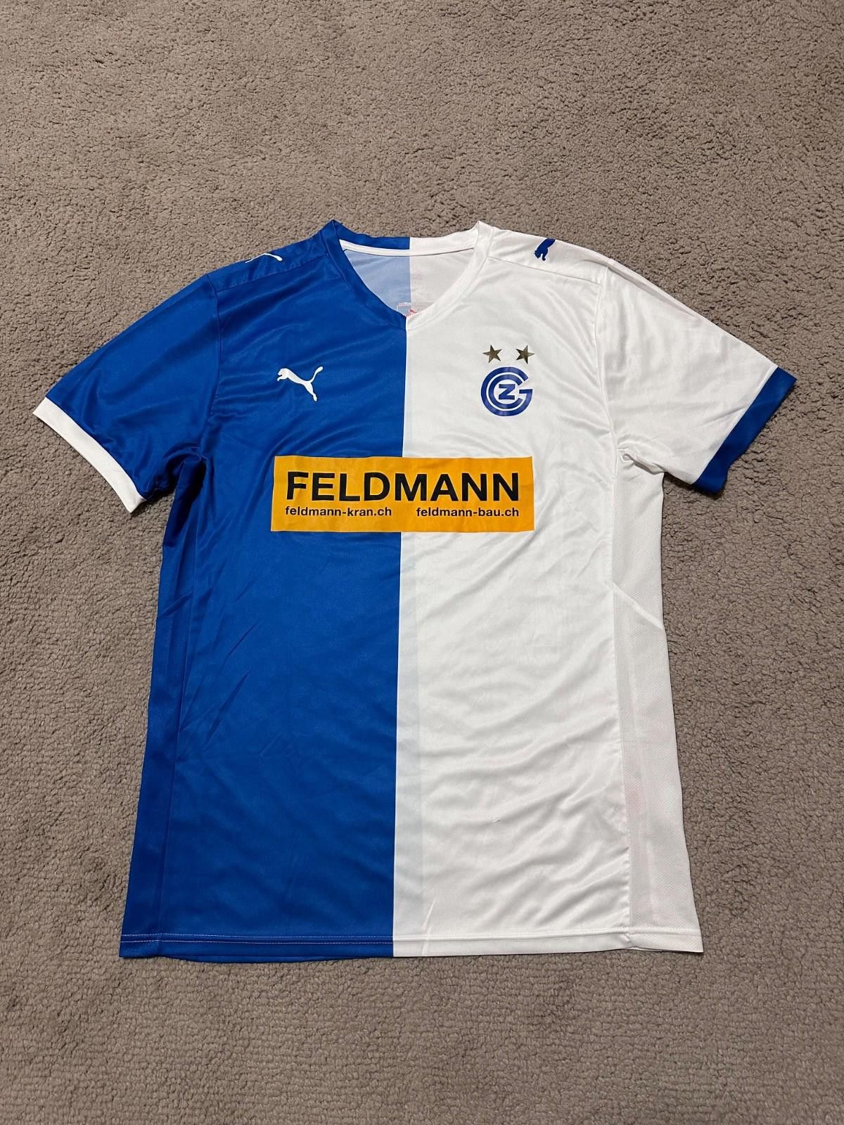 Puma GRASSHOPPERS 2012 2013 HOME FOOTBALL SHIRT SOCCER JERSEY Size US XXL / EU 58 / 5 - 1 Thumbnail