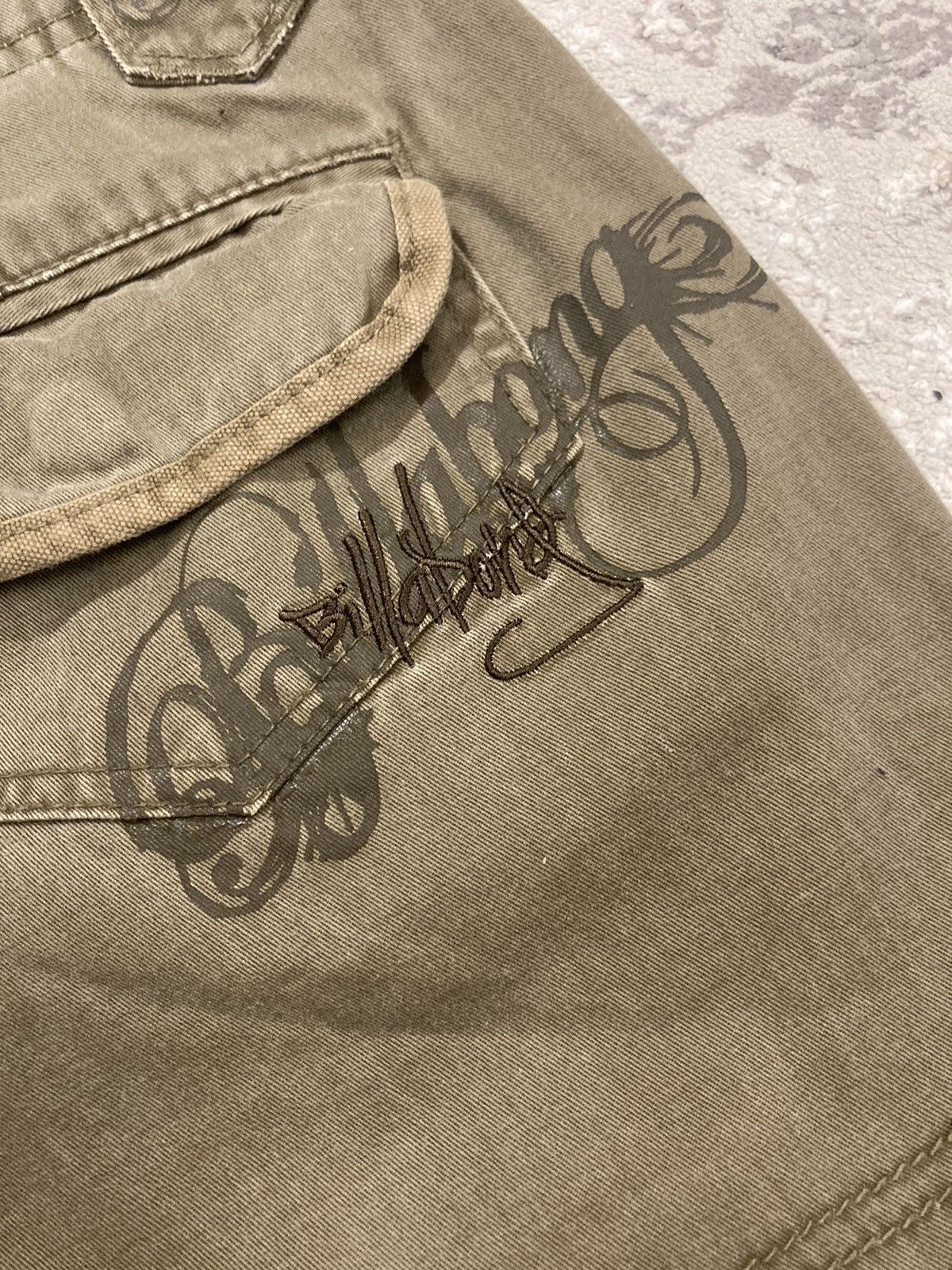 Billabong × Vintage Billabong Vintage Cargo Shorts Size US 33 - 3 Thumbnail