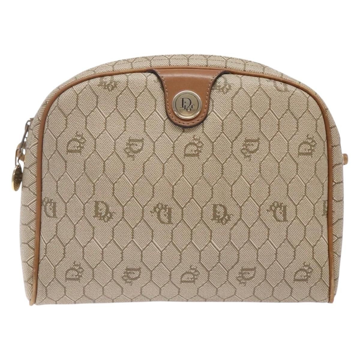 Dior DIOR Honeycomb Canvas Shoulder Bag Pvc Beige Gold Size ONE SIZE - 2 Thumbnail