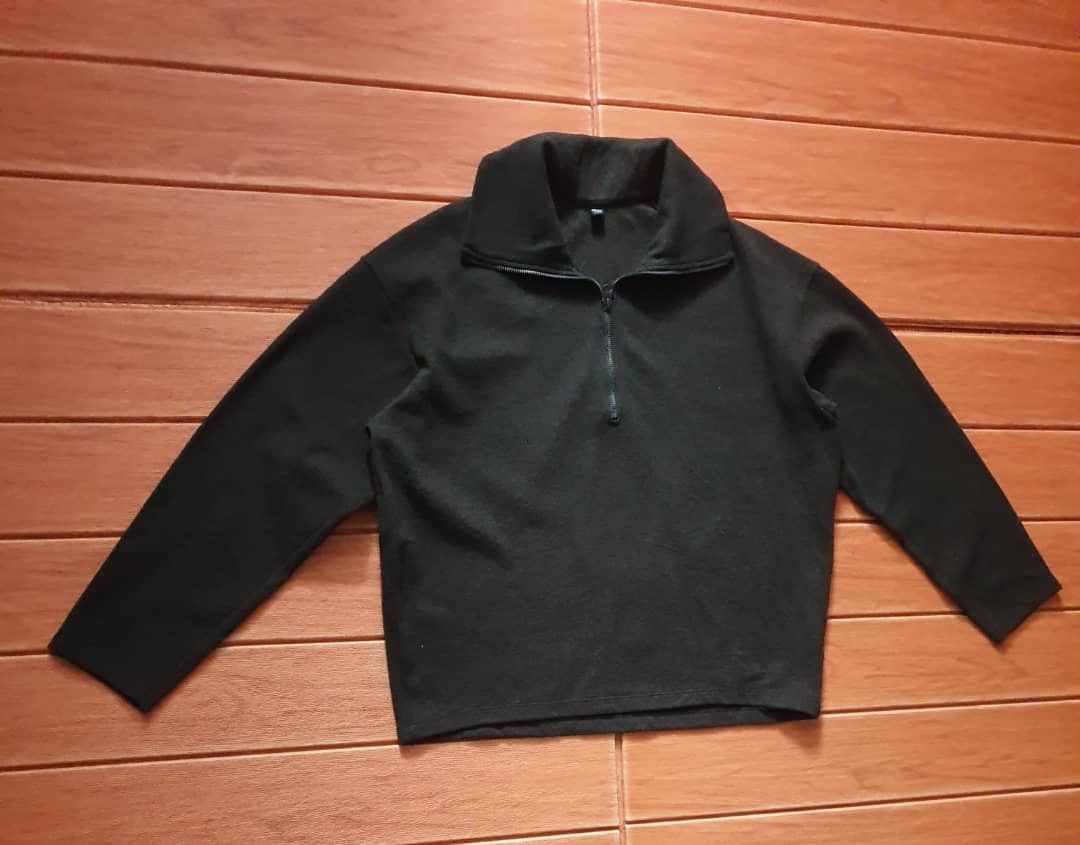 Uniqlo Uniqlo half zipper dark green sweater Size L / US 10 / IT 46 - 5 Thumbnail
