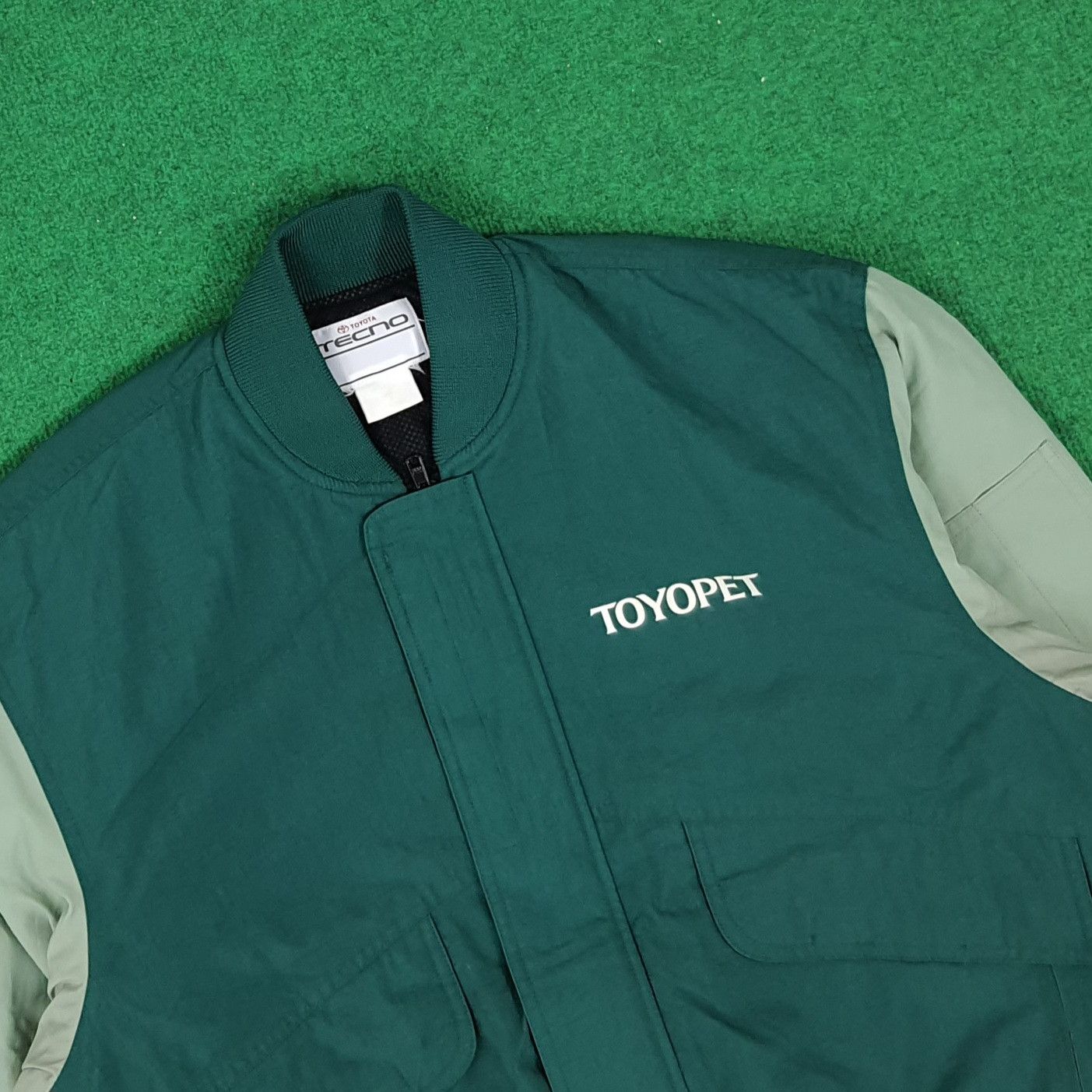 Japanese Brand × Vintage Vintage Toyota Toyopet Japan Motorsports Bomber Jacket Size US L / EU 52-54 / 3 - 4 Thumbnail