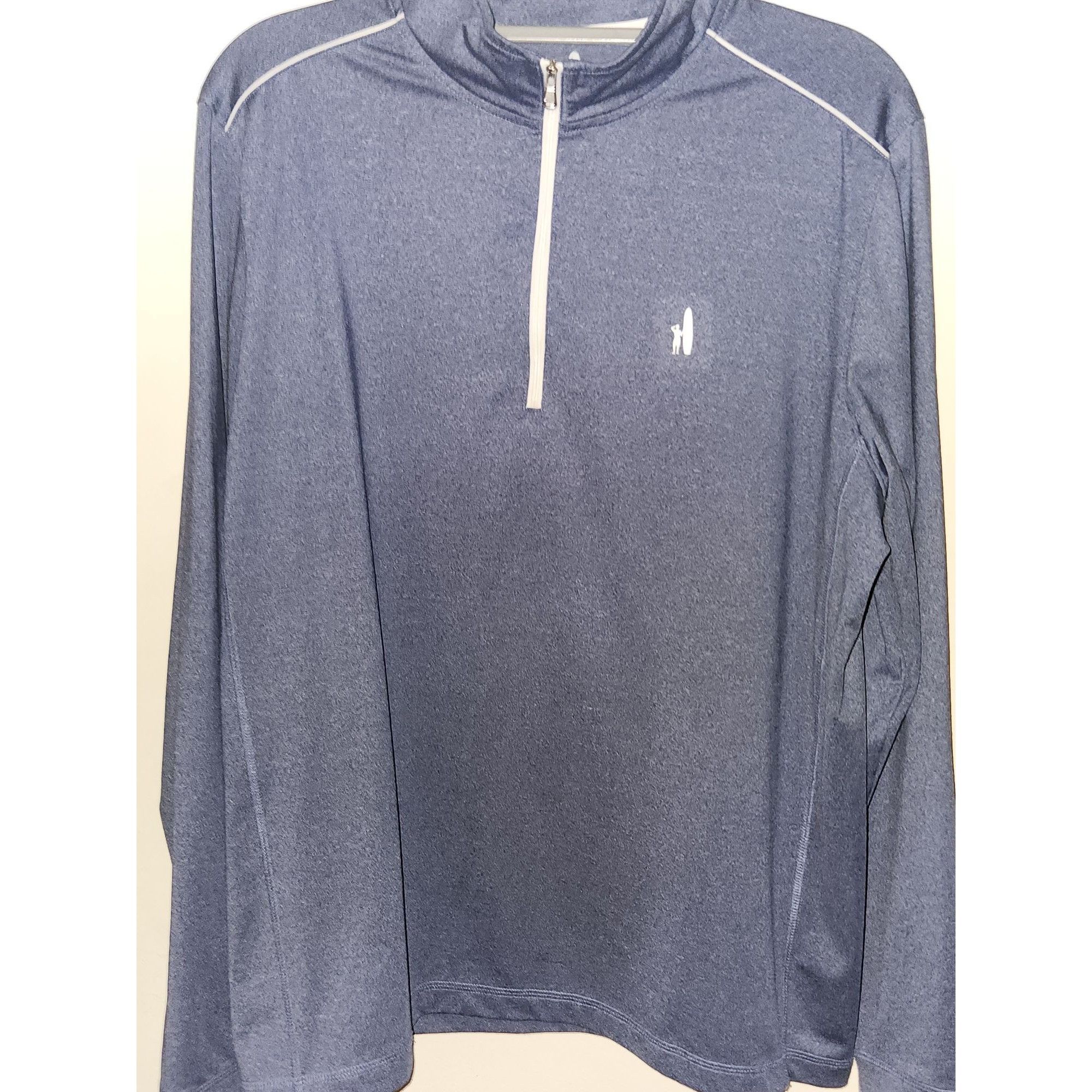 Designer Johnnie-O Mens Long Sleeve Quarter-Zip Performance Shirt L P Size US L / EU 52-54 / 3 - 1 Thumbnail