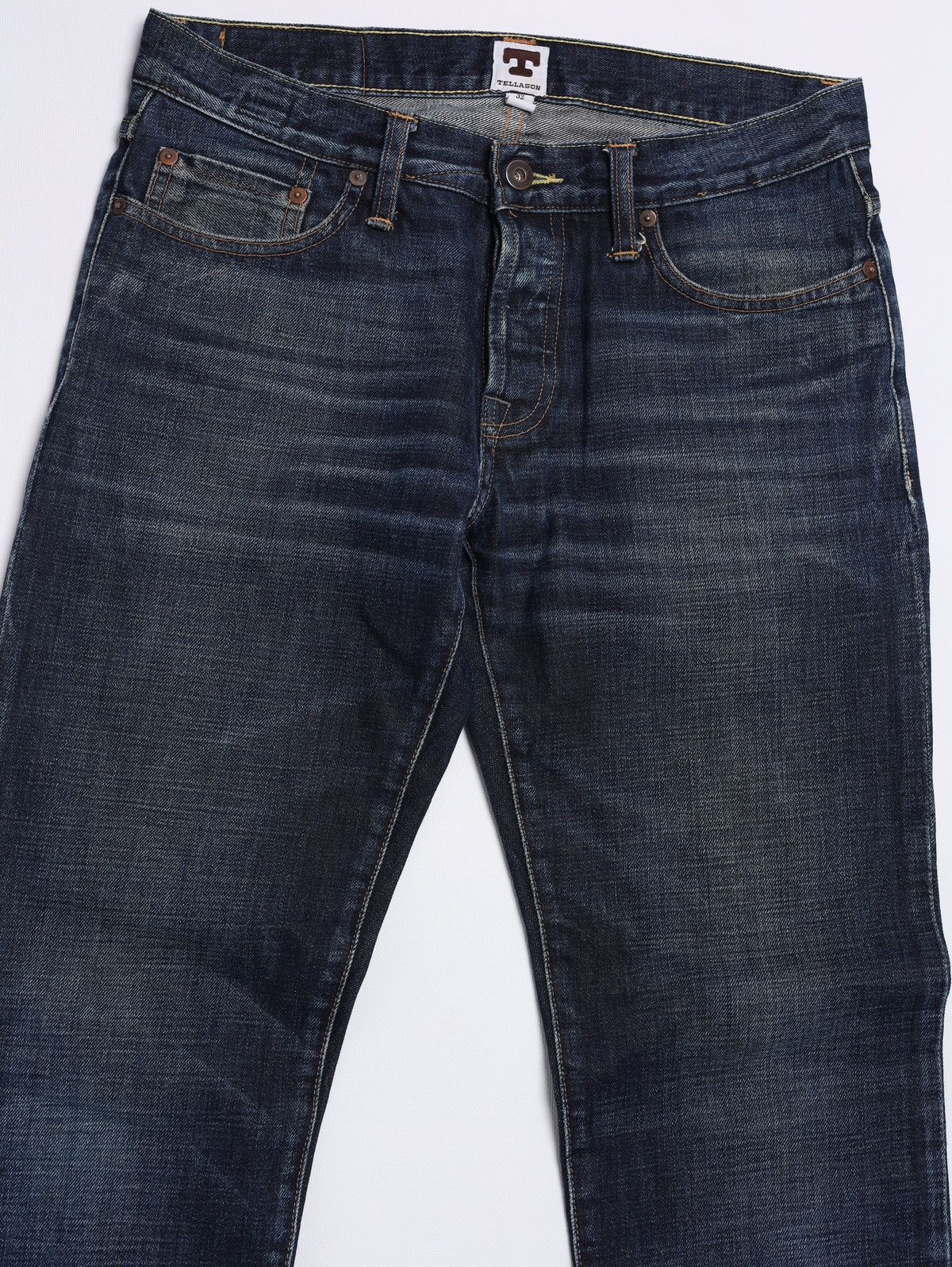 Tellason Tellason made in USA Selvedge Denim Jeans Pants slim tapered Size US 32 / EU 48 - 6 Thumbnail