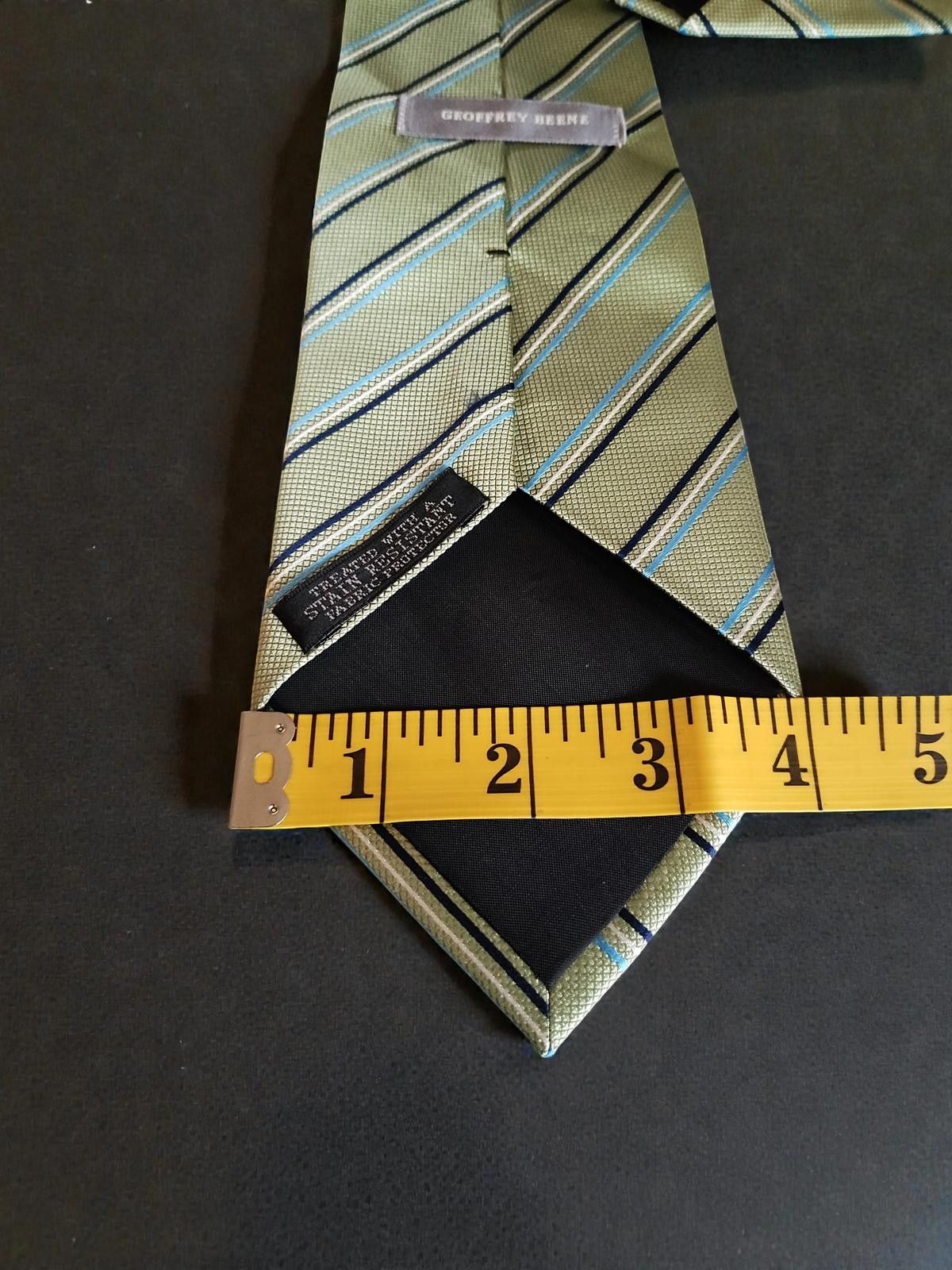 Other Geoffrey Beene 100% Silk Striped Tie Size ONE SIZE - 5 Thumbnail