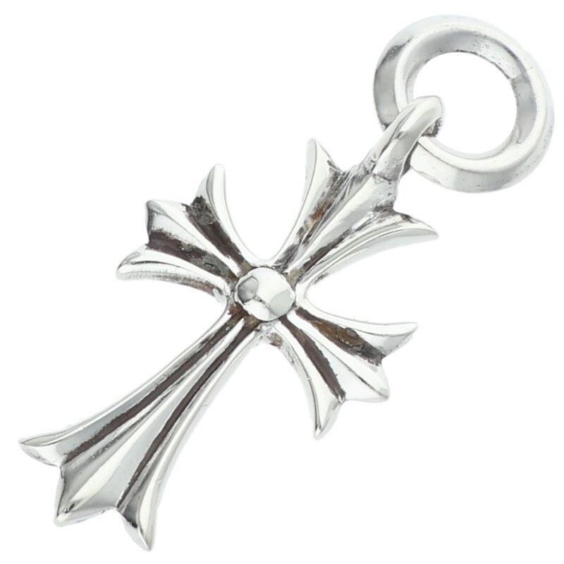 Chrome Hearts Chrome Hearts Tiny CH Cross Charm Silver Necklace Size ONE SIZE - 1 Thumbnail