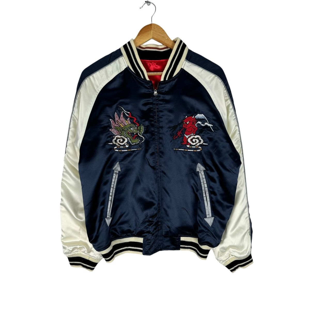 Tedman × Vintage ❄️TED COMPANY ALOHA HAWAII REVERSIBLE SUKAJAN JACKET Size US M / EU 48-50 / 2 - 14 Thumbnail