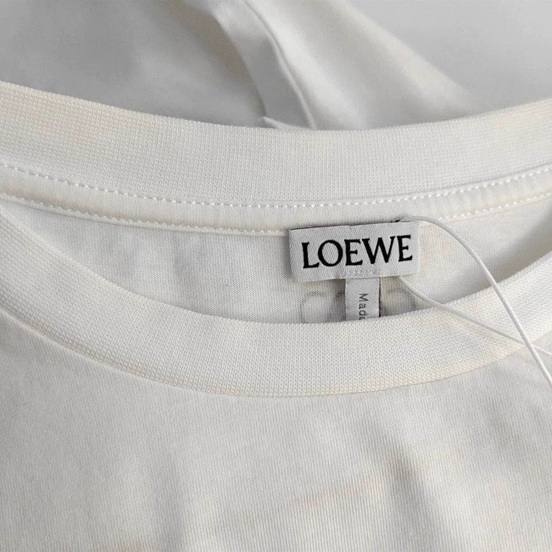 Other LOEWE White cotton short-sleeved T-shirt Size M / US 6-8 / IT 42-44 - 4 Thumbnail