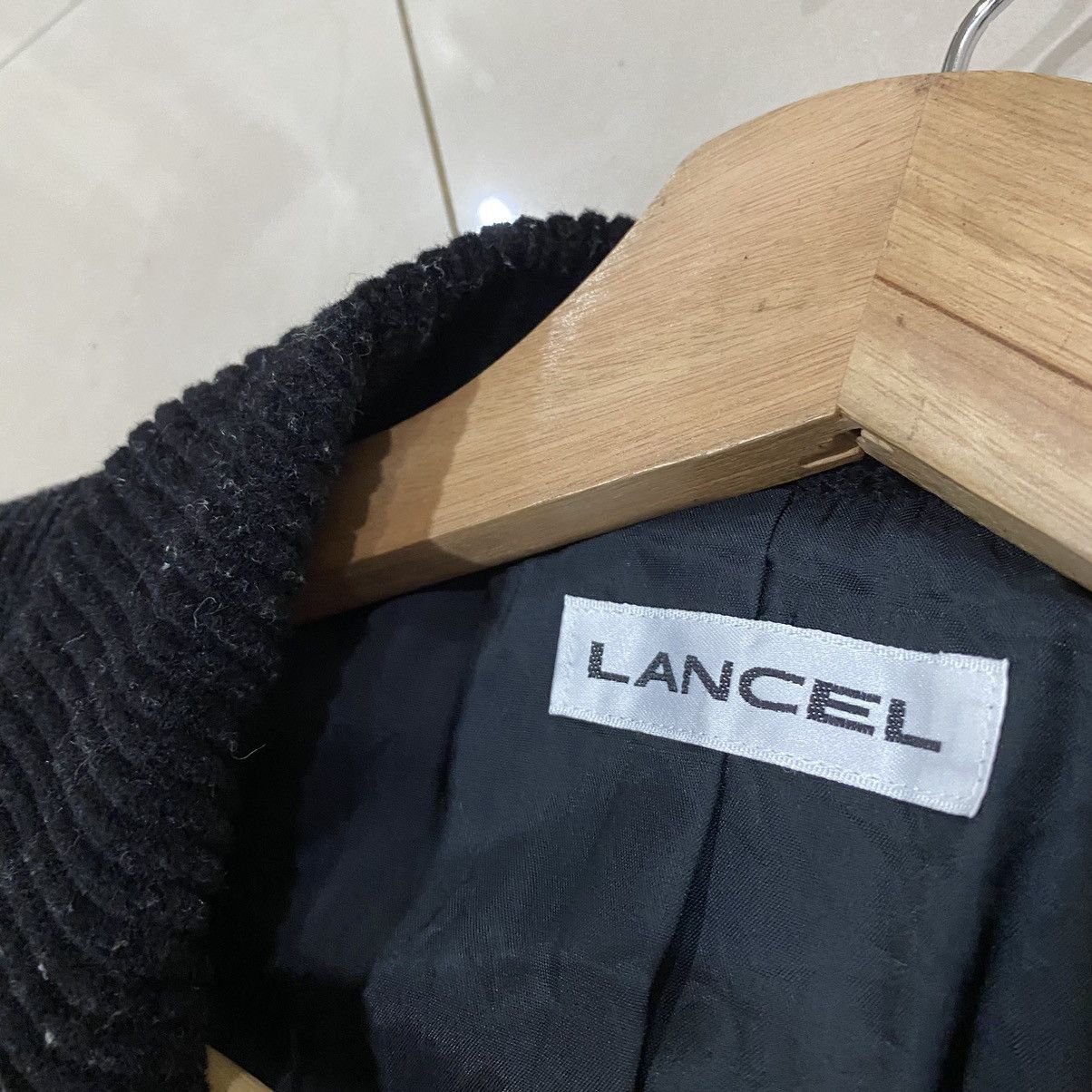 Designer × Lancel × Vintage 🌟VINTAGE LANCEL CORDUROY COATS BLAZER Size S / US 4 / IT 40 - 8 Thumbnail