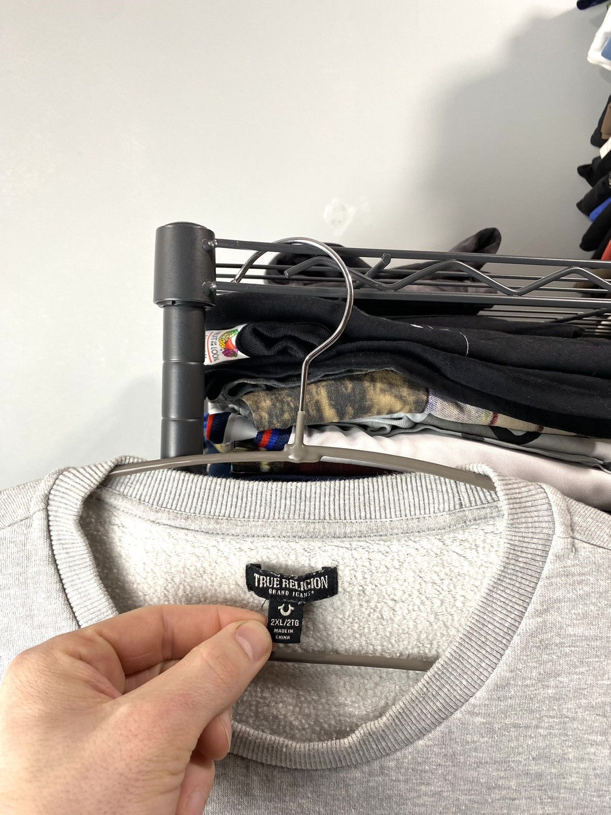 True Religion Vintage True Religion Sweatshirt Hype Sup Reme Size US XXL / EU 58 / 5 - 4 Thumbnail