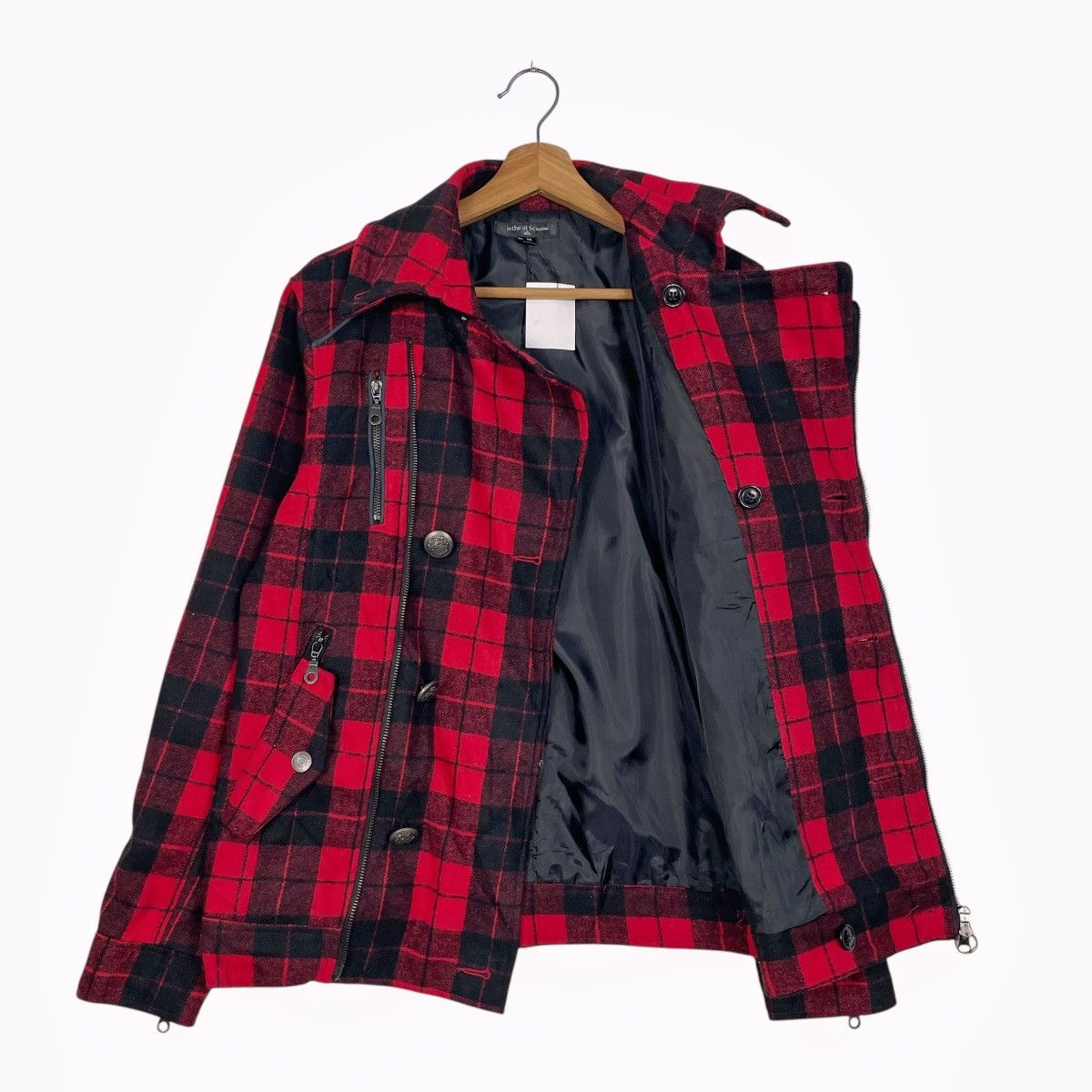 In The Attic In The Attic Tartan Punk Jacket Size US S / EU 44-46 / 1 - 9 Thumbnail
