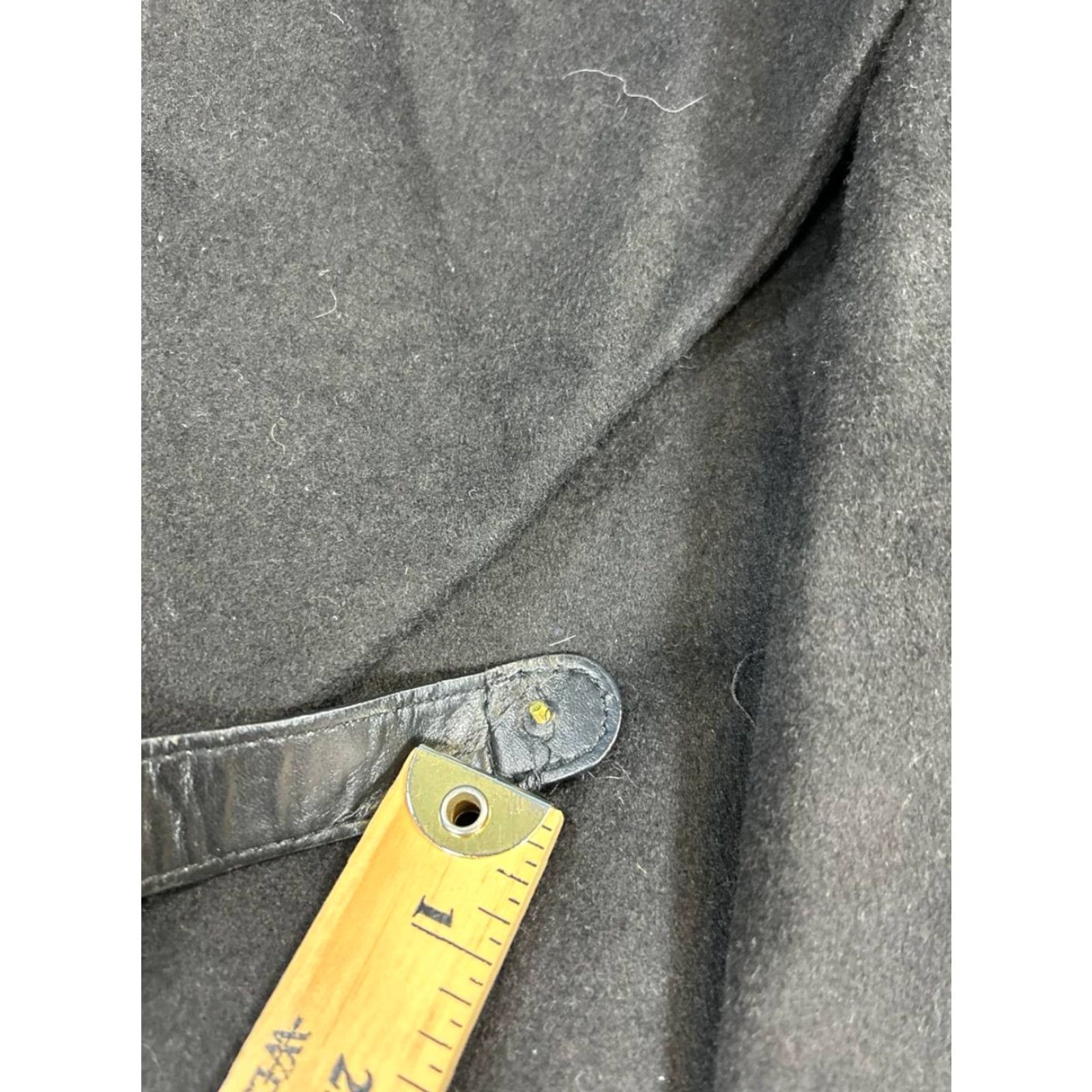 Ralph Lauren Lauren Ralph Lauren Coat Womens 6 Black Wool Belted Overcoat Classic Style Size M / US 6-8 / IT 42-44 - 6 Thumbnail