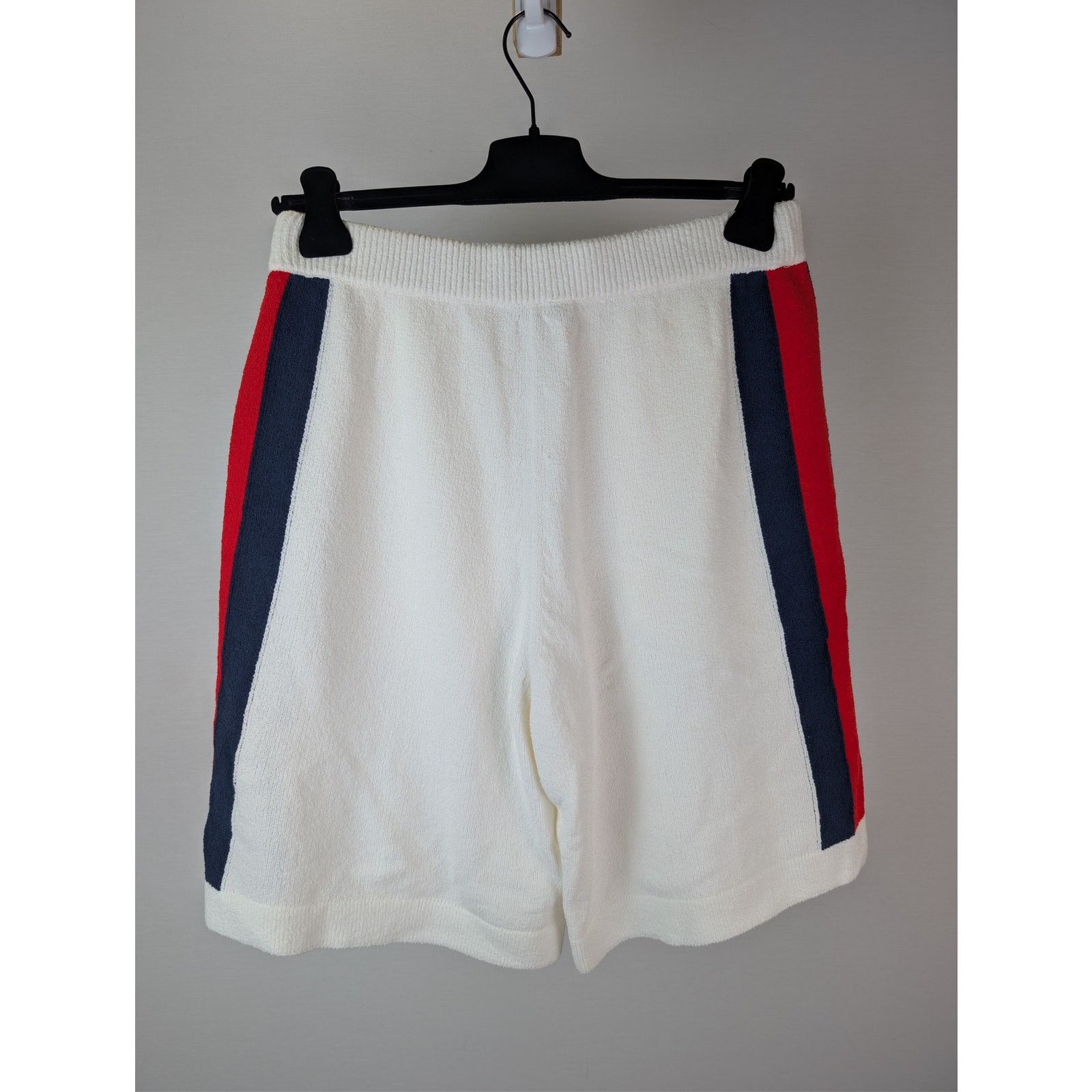 Gucci o1rshd1 Cotton Blend Terry Knit Basket Shorts in Off-White Size US 38 / EU 54 - 10 Thumbnail