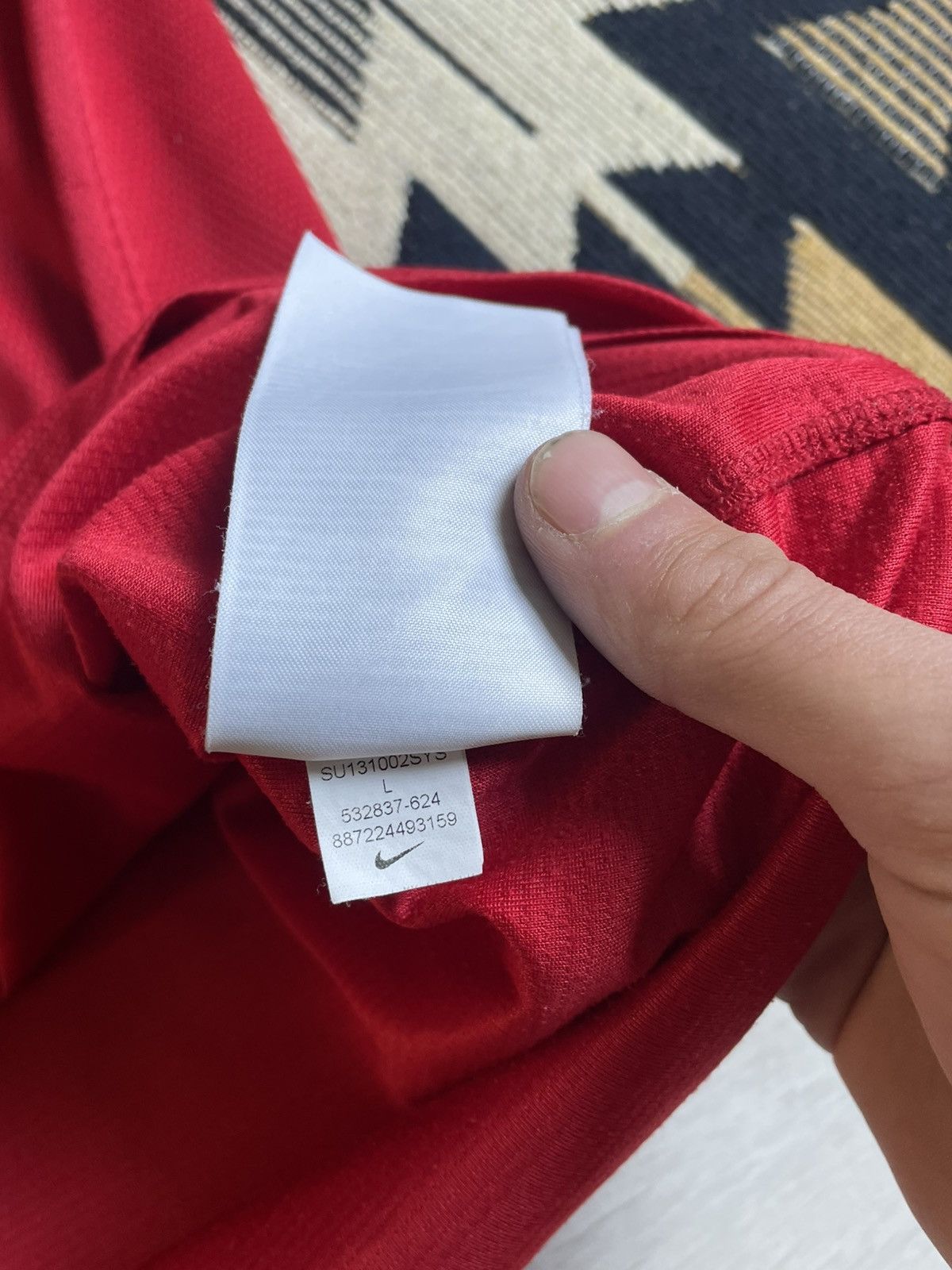 Nike Nike Manchester United 2013/14 Home Blockcore Jersey Size US L / EU 52-54 / 3 - 12 Thumbnail