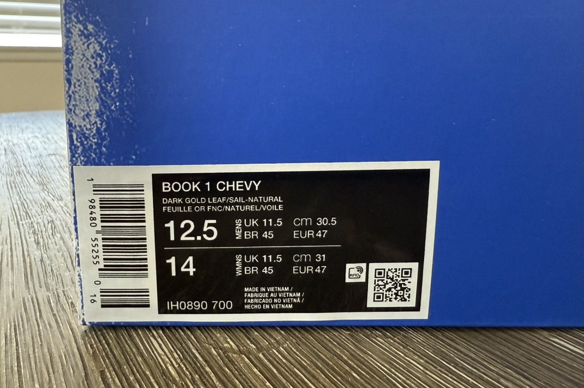 Nike Nike Book 1 Chevrolet Gold Leaf Size 12.5 Size US 12.5 / EU 45-46 - 8 Thumbnail