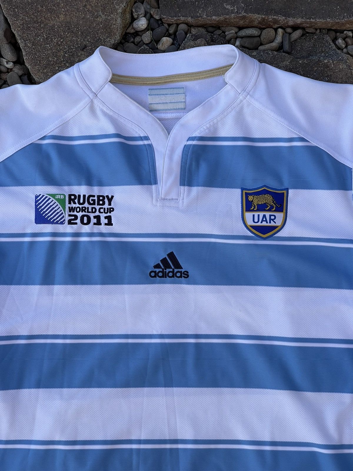 Adidas 2011 Adidas UAR Rugby World Cup Argentina jersey rare Size US XXL / EU 58 / 5 - 2 Thumbnail