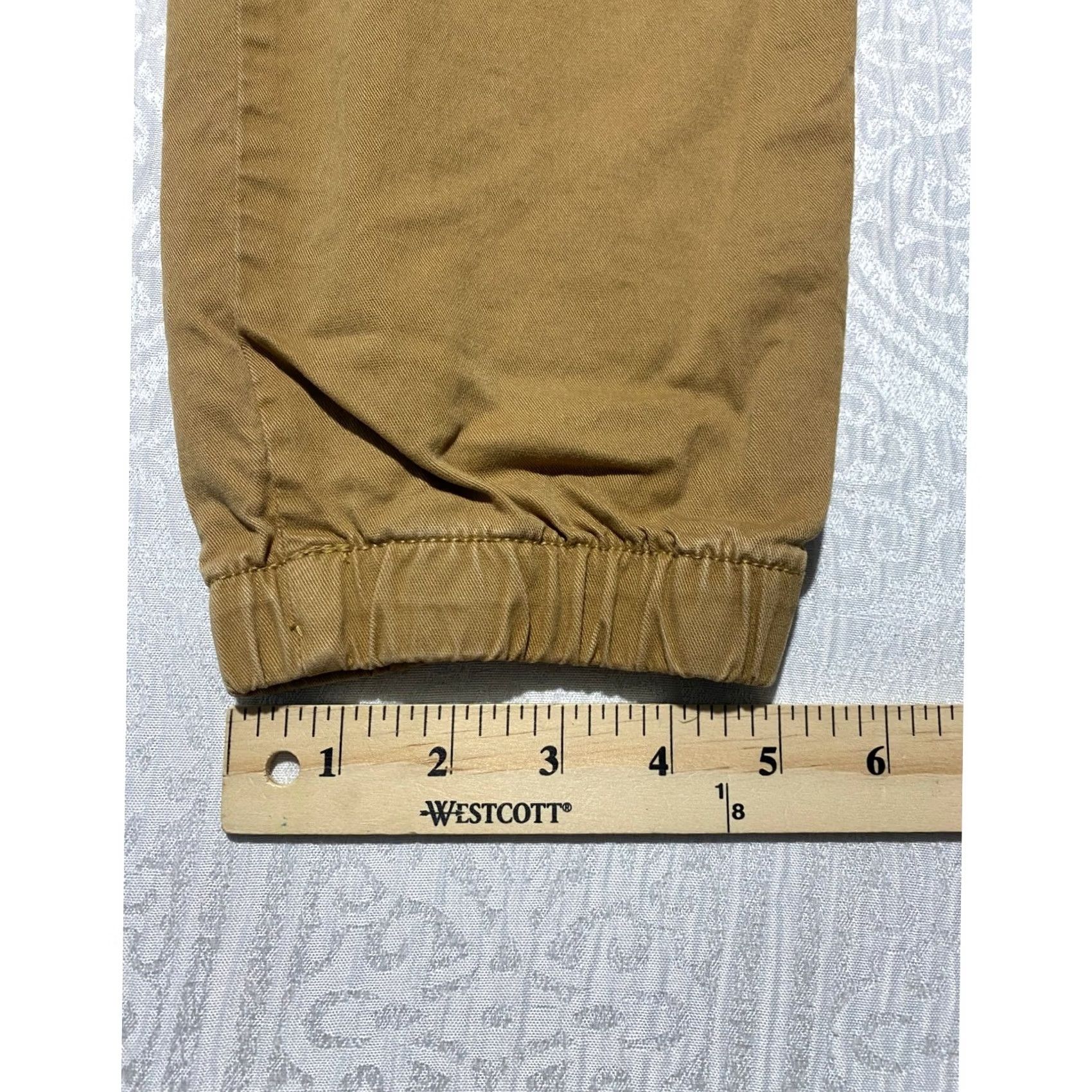 Gap Gap Essential Jogger Mens Medium Khaki Brown Elastic Waist Cotton Stretch Pants Size US 31 - 6 Thumbnail
