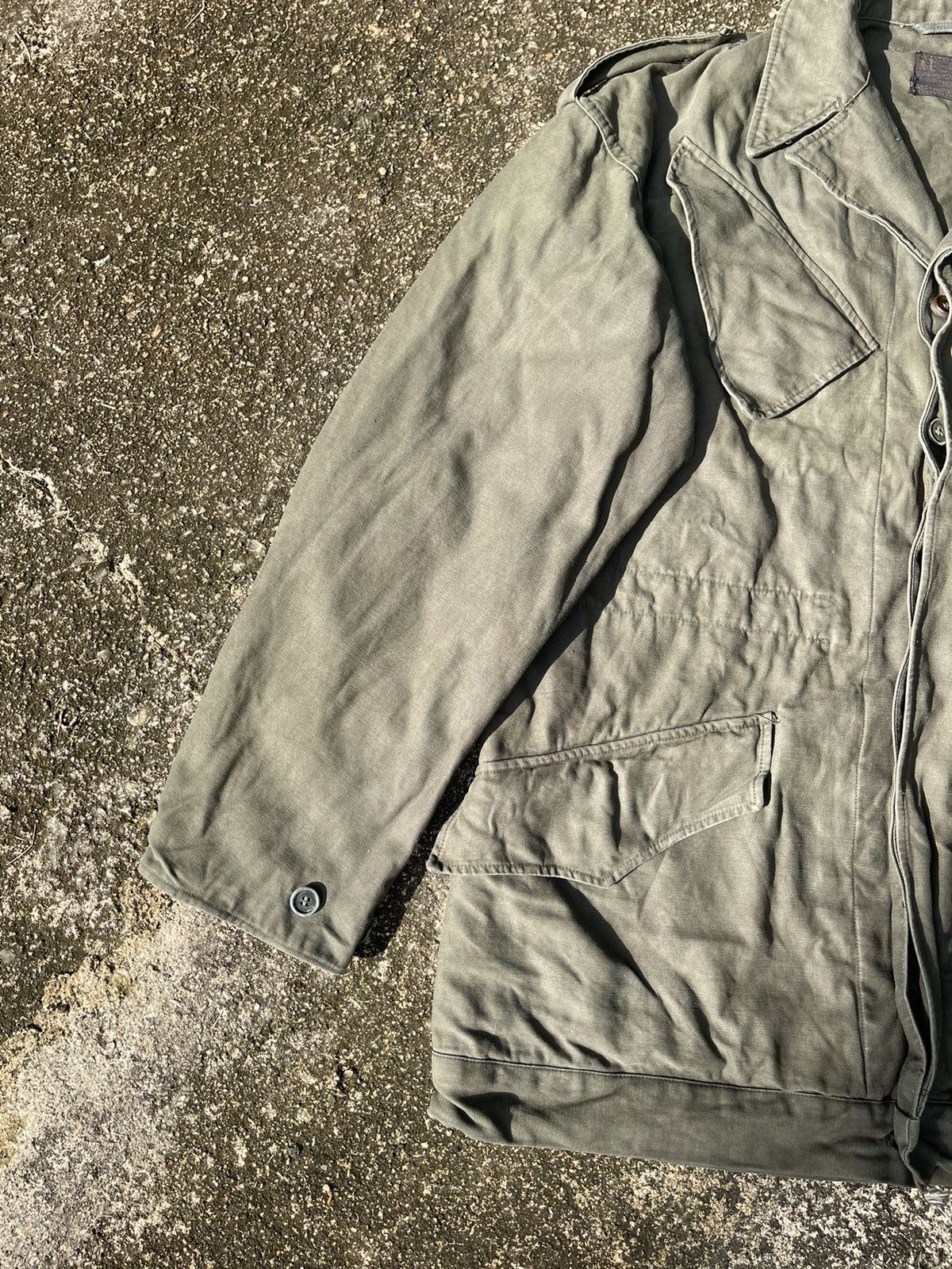Vintage Vintage German Military M-65 Field Jacket (Faded Olive) Size US XL / EU 56 / 4 - 3 Thumbnail