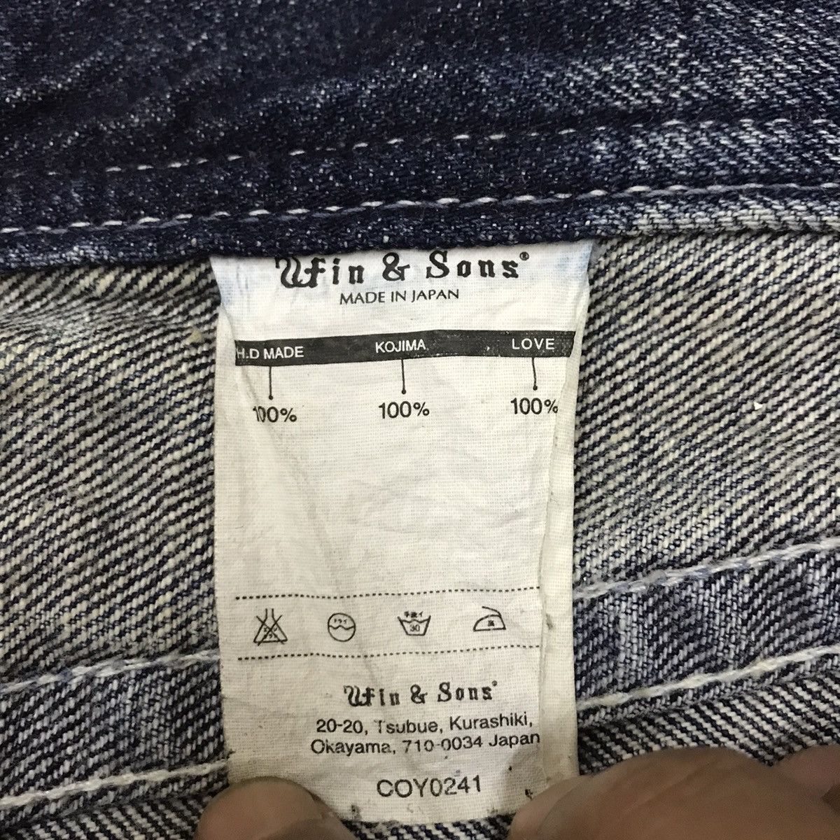 &SONS Vintage Delay Ufin & Sons Distressed Denim Flare Jeans Size US 32 / EU 48 - 14 Thumbnail