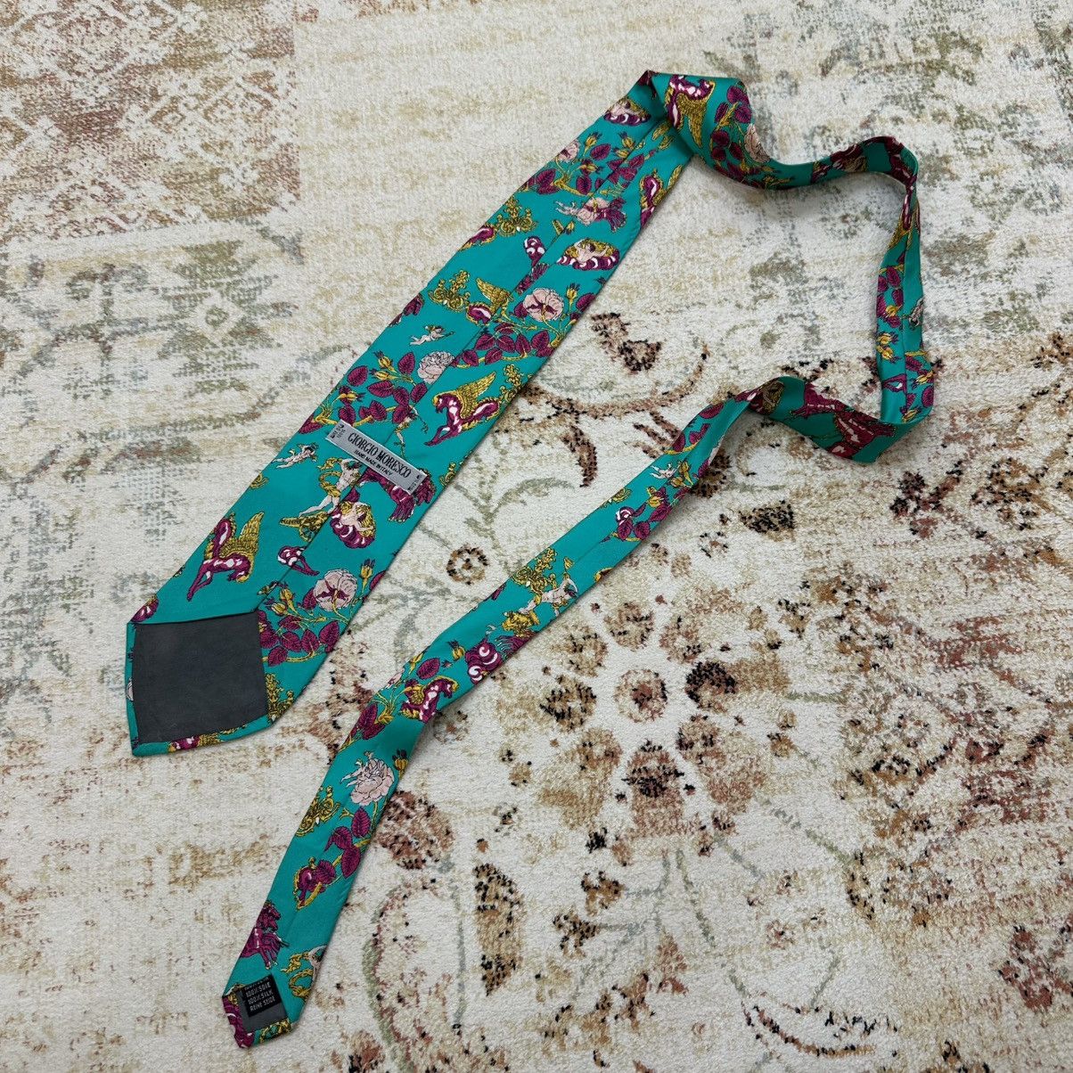 Other Luxury Tie Giorgio Moresco Silk old money Style USA 90s Size ONE SIZE - 1 Thumbnail