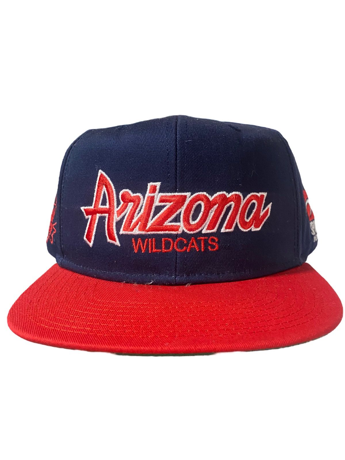 image of Vintage Arizona Wildcats Sports Specialties Script Snapback in Red, Men's