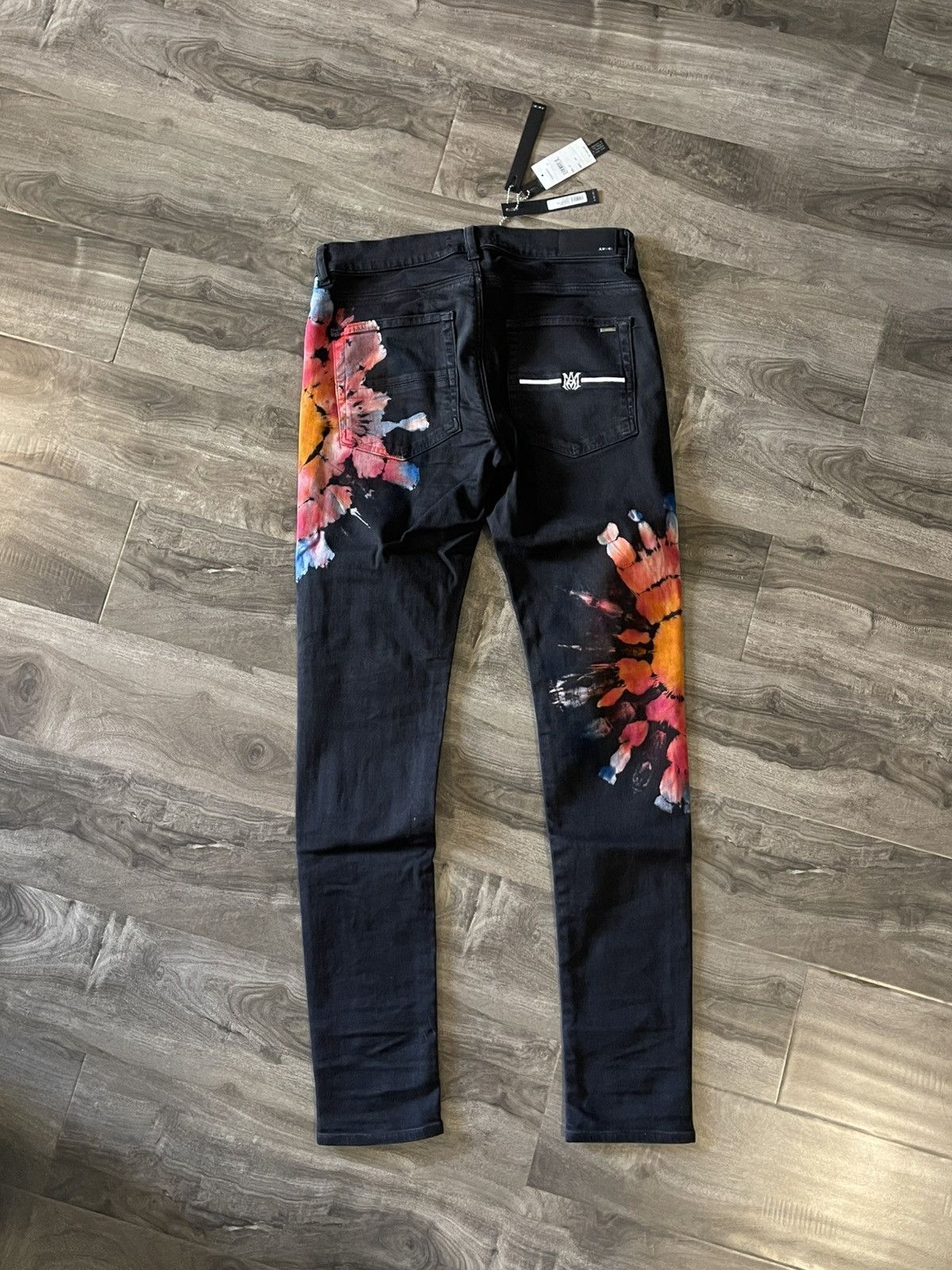 Amiri Amiri Tie Dye Print Denim Jeans Size US 32 / EU 48 - 2 Thumbnail