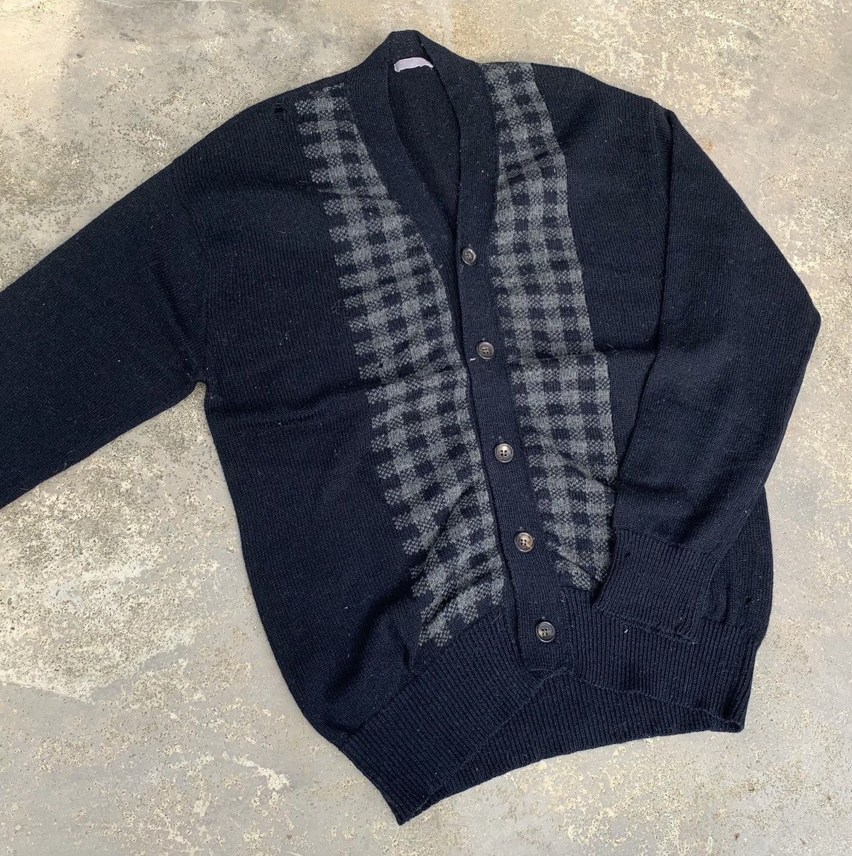 Comme Des Garcons Distressed Sweater | Grailed