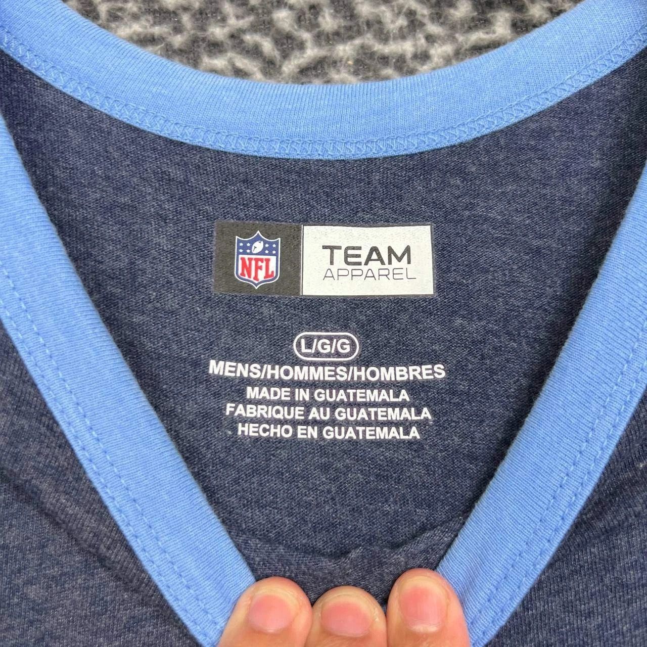 Other Tennessee Titans Shirt Men Blue Short Sleeve Crew Neck L Size US L / EU 52-54 / 3 - 5 Thumbnail