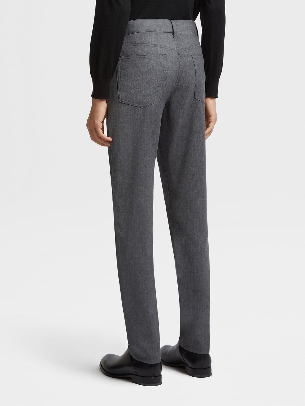 Ermenegildo Zegna o1s1rm0225 RUDP46A7 Pant in Dark Grey Size US 30 / EU 46 - 3 Thumbnail