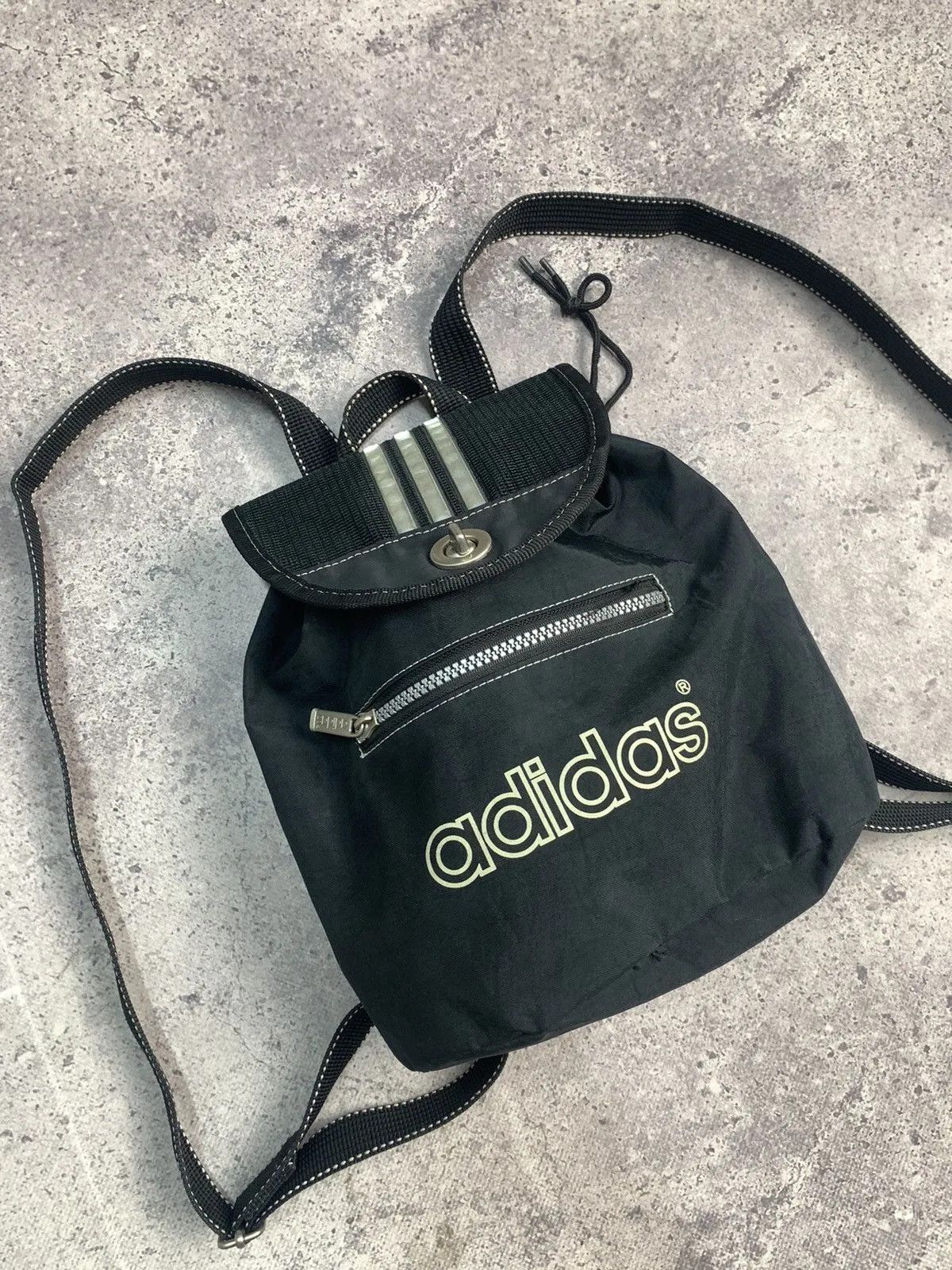 Adidas 80s Adidas West Germany backpack sling bag Vintage Y2K Size ONE SIZE - 2 Thumbnail