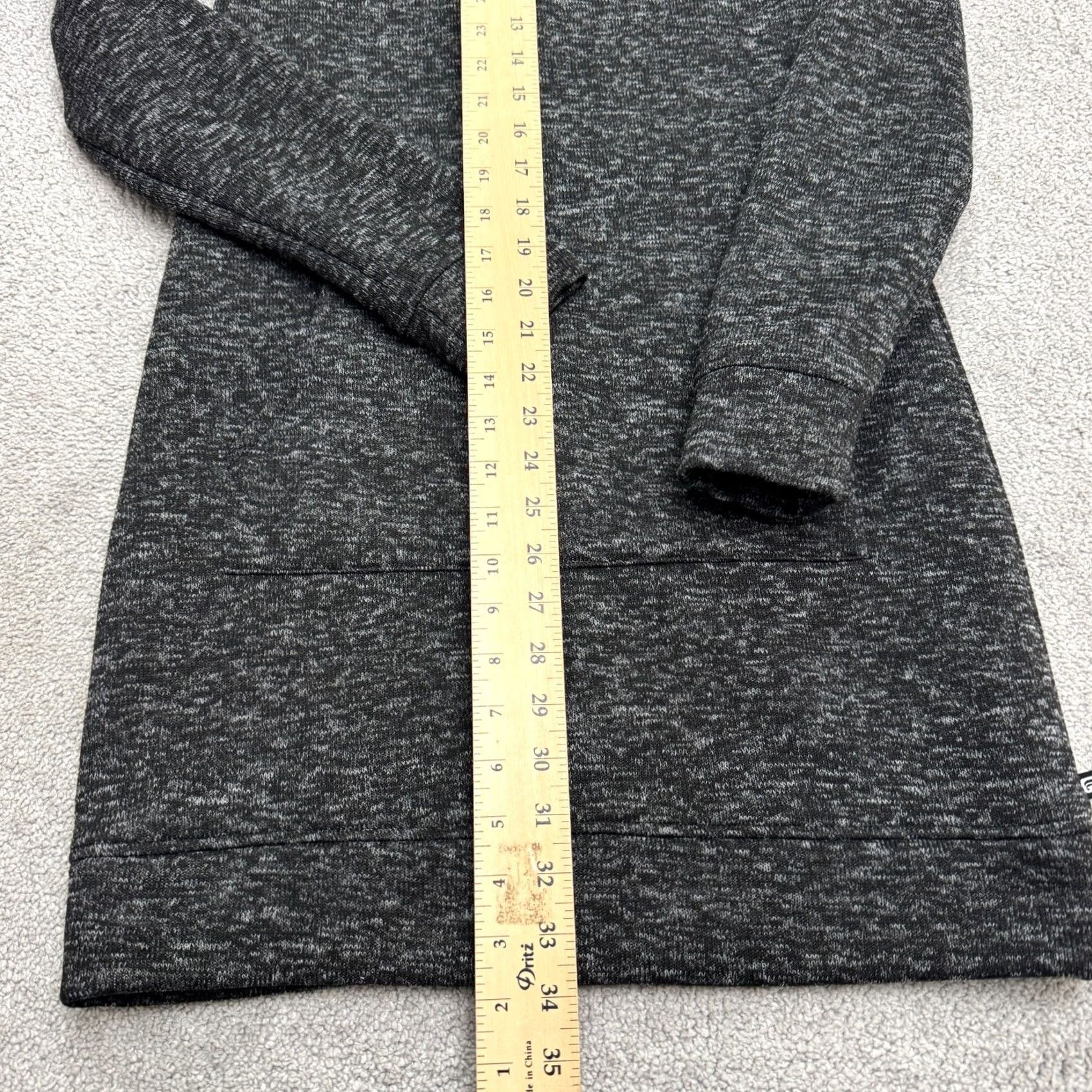 Fabletics Fabletics Hoodie Sweater Dress Womens Small Yukon Charcoal Gray Heathered Size S / US 4 / IT 40 - 6 Thumbnail