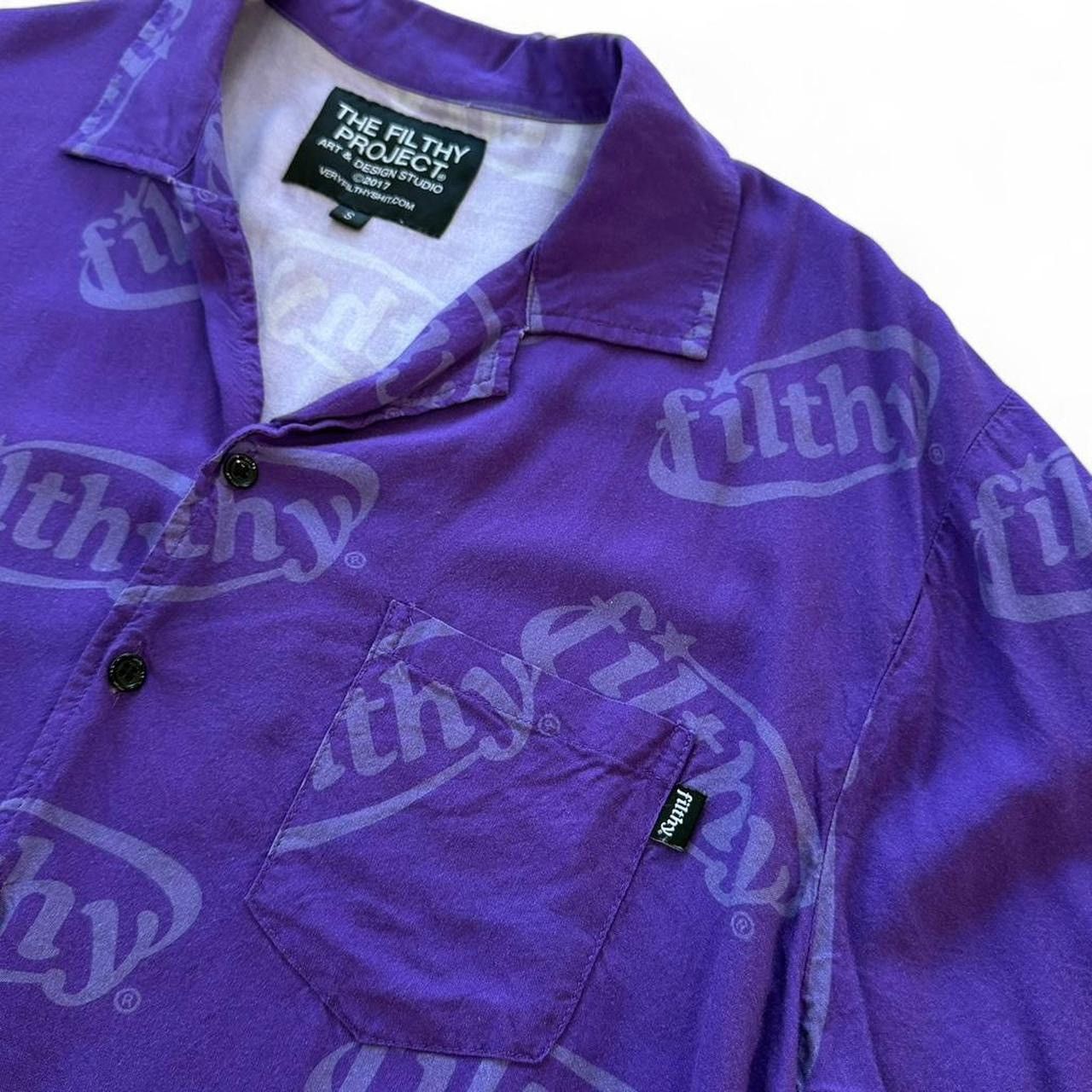Other The Filthy Project Purple Button Up Shirt Small Size US S / EU 44-46 / 1 - 5 Thumbnail
