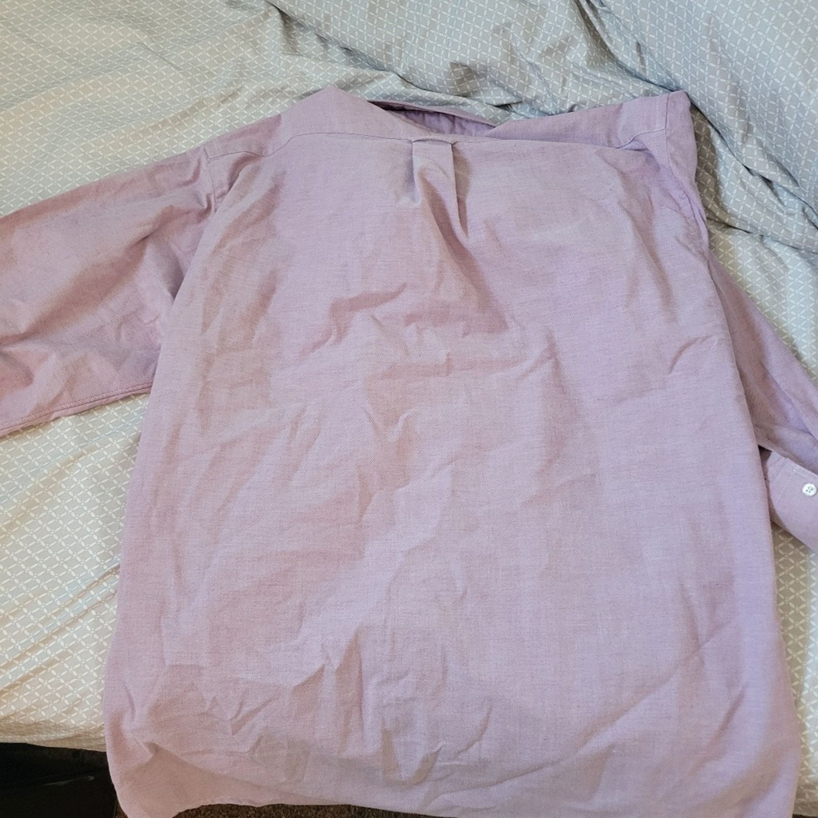 Lands' End Lands End - Men's Trim Fit 17-33 - Purple Long Slev ButtonUp Size US S / EU 44-46 / 1 - 4 Thumbnail