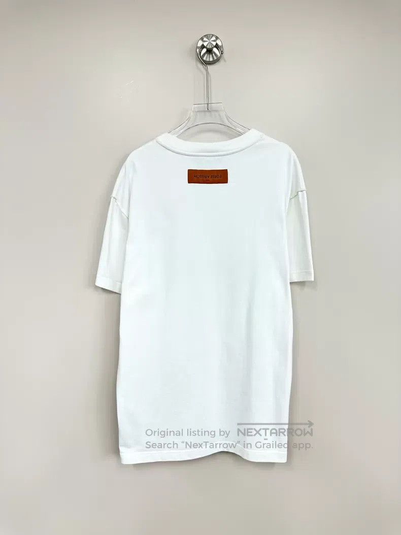 Louis Vuitton Louis Vuitton White and green embroidered airplane logo sh Size US M / EU 48-50 / 2 - 2 Thumbnail