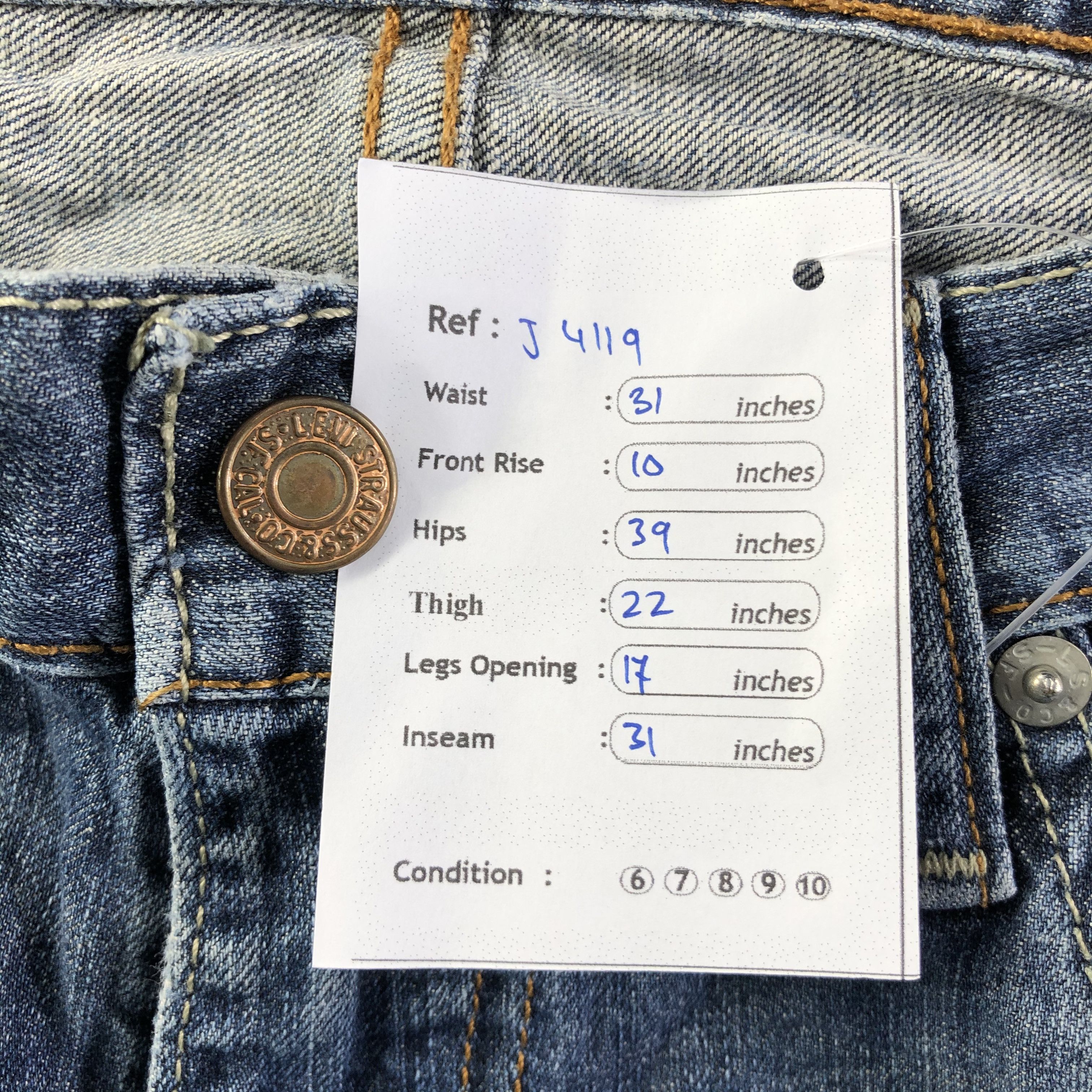 Levi's Vintage Levis 527 Flared Jeans-J4119 Size US 31 - 11 Thumbnail