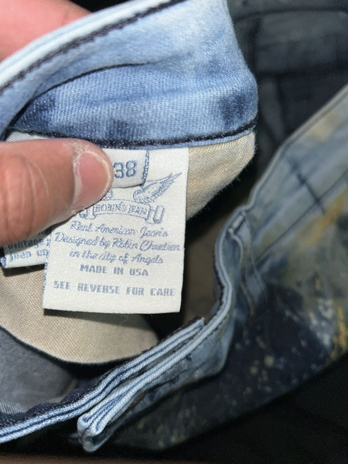 Robins Jeans RARE Robin Jeans Blue and yellow cargos Size US 38 / EU 54 - 4 Thumbnail