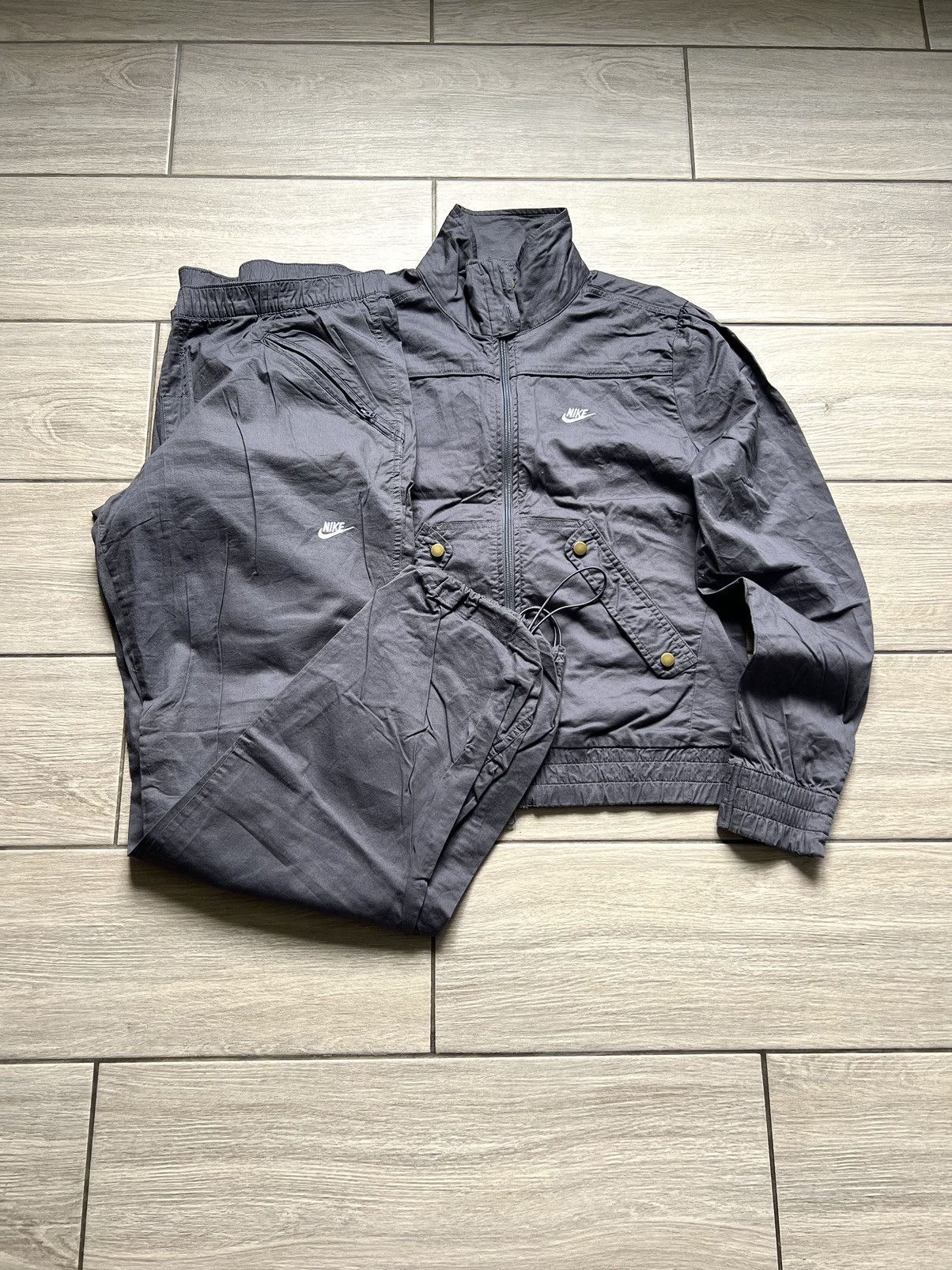Nike × Vintage Vintage Nike Tracksuit Jacket And Pants 90s Swoosh Size US XL / EU 56 / 4 - 5 Thumbnail