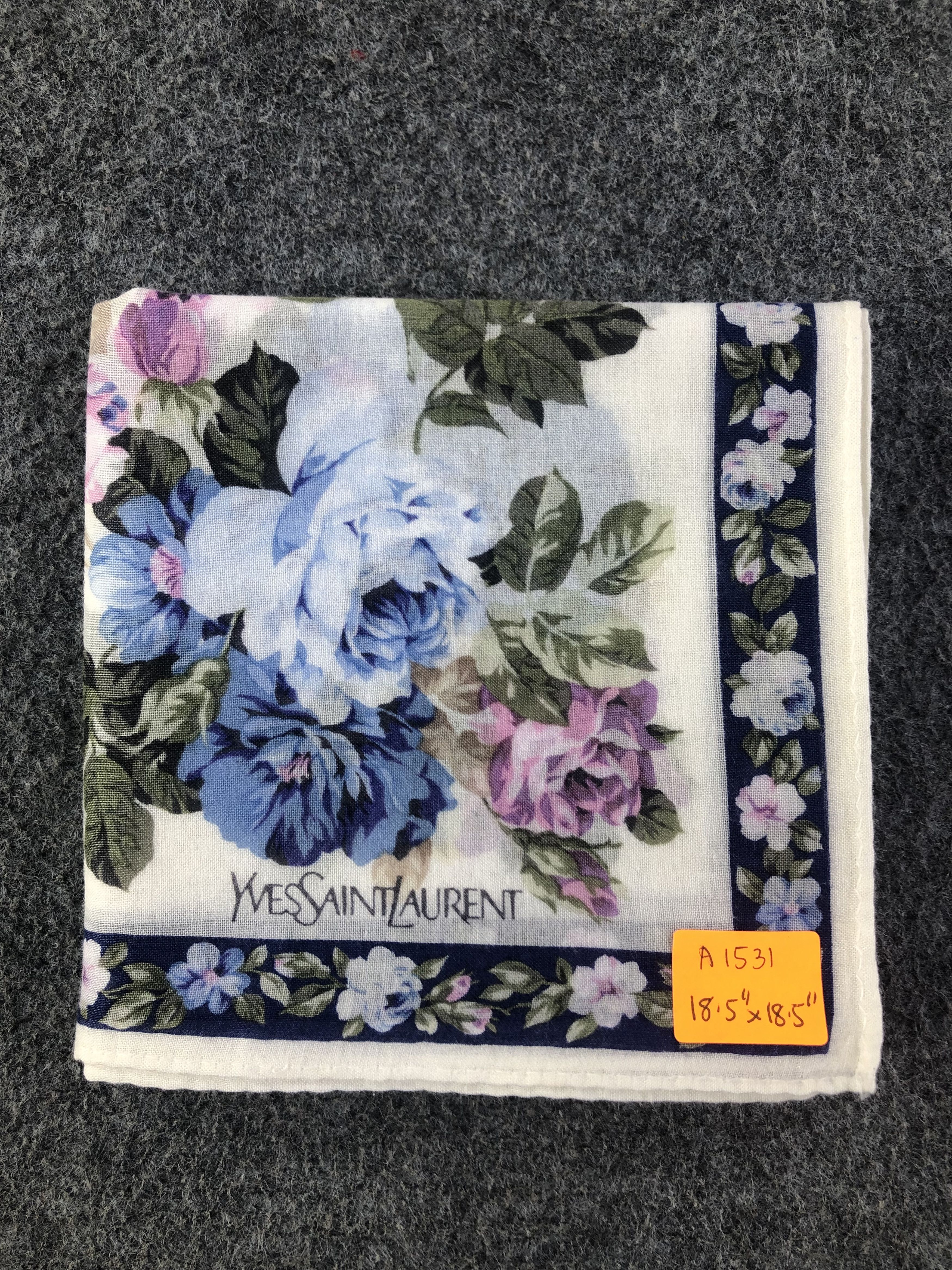 Yves Saint Laurent Yves Saint Laurent Handkerchief / Bandana / Neckerchief Size ONE SIZE - 6 Thumbnail